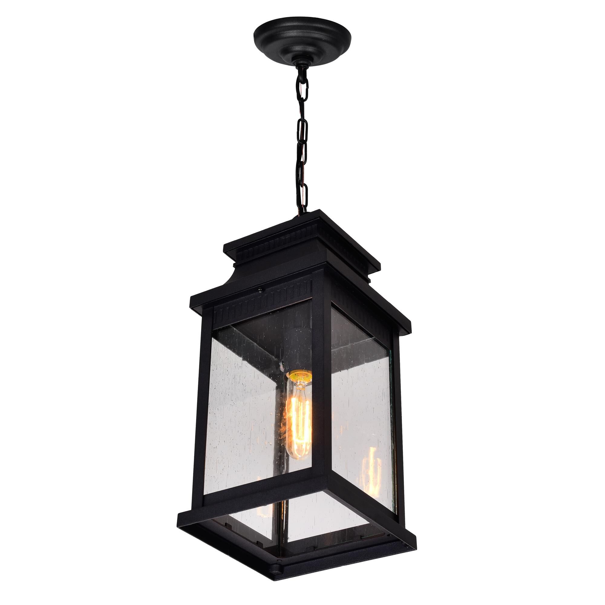CWI Lighting Milford 18 Inch Tall Outdoor Hanging Lantern