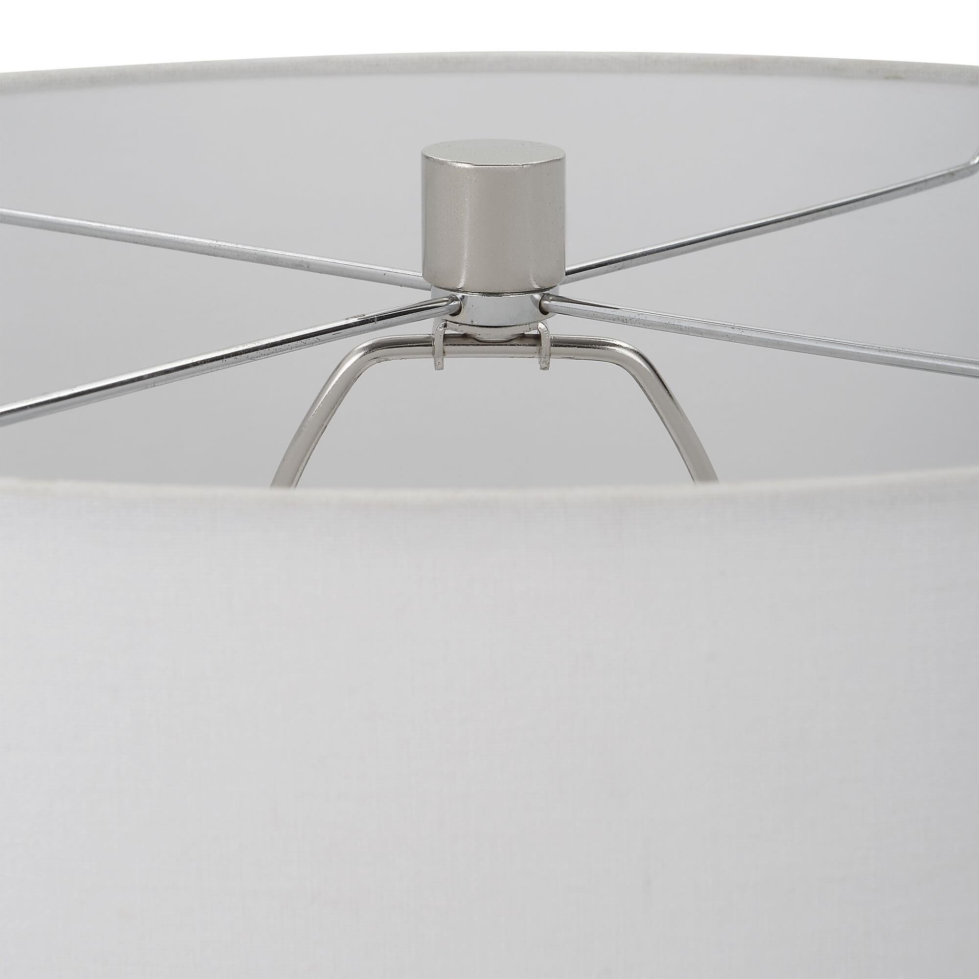 Shown in Inspired By Farmhouse Style Pottery, This Table Lamp Is Handcrafted From Ceramic Finished In A Textu finish and Round Hardback Drum shade