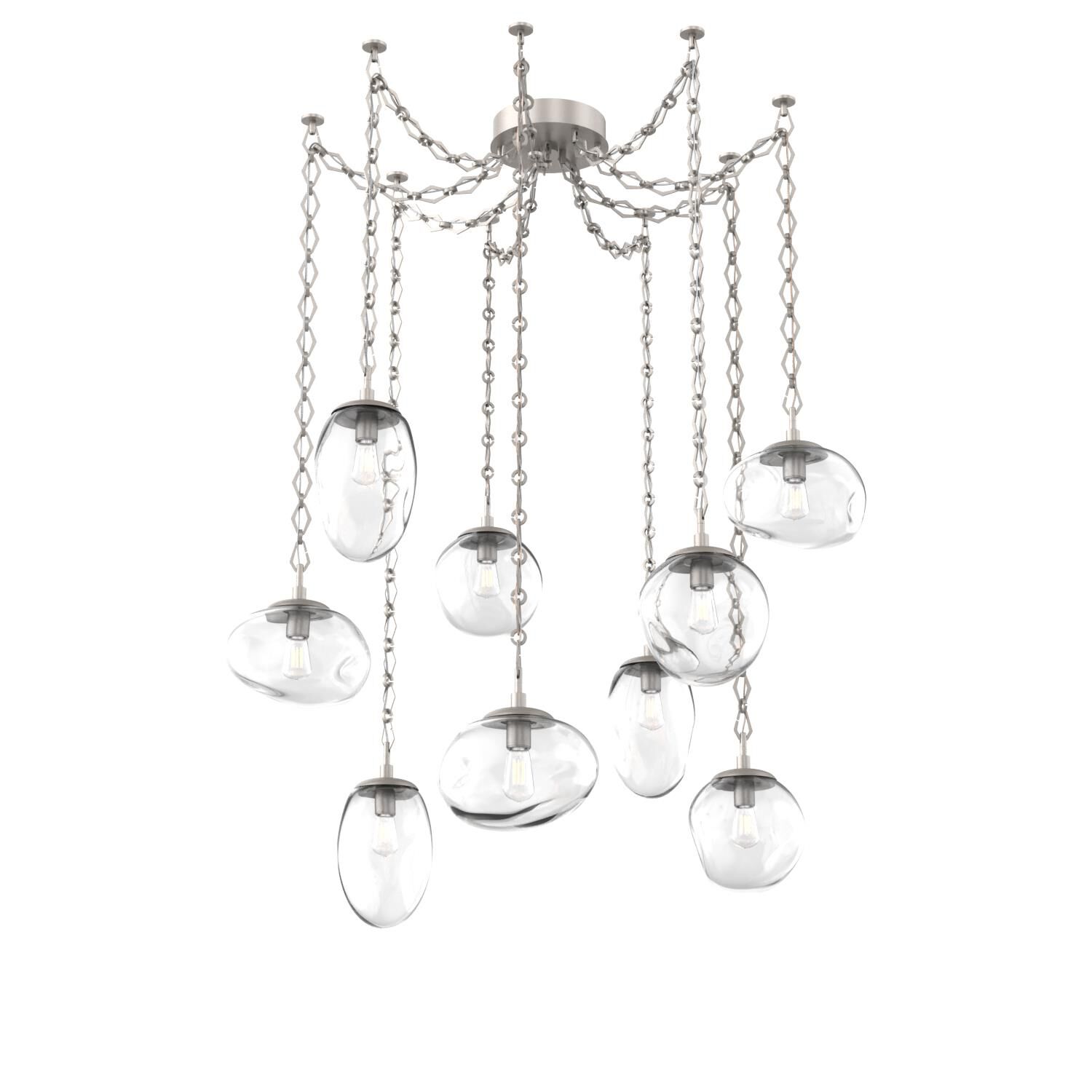 Levi Wilson Cosmos 17 Inch Multi Pendant Light by Hammerton Studio