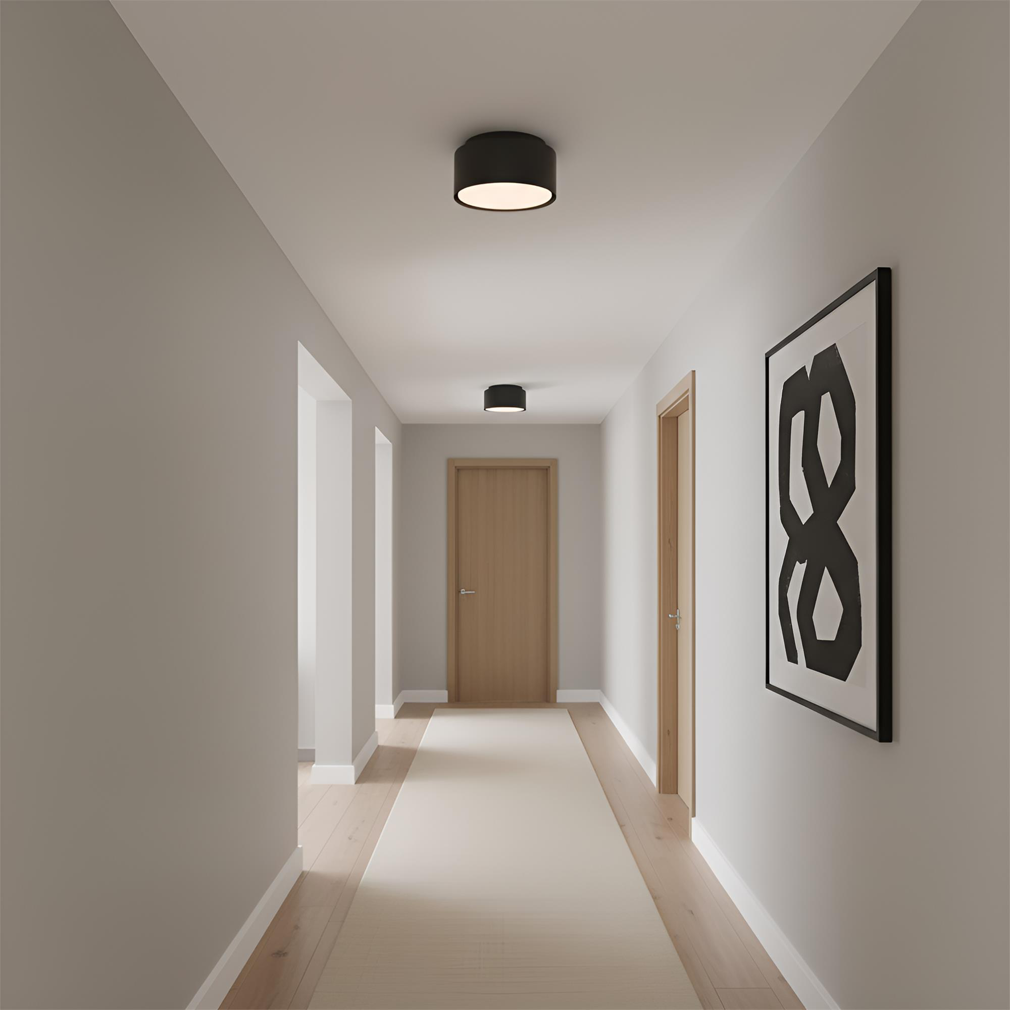 Drew & Jonathan Dartmore 10 Inch Flush Mount,