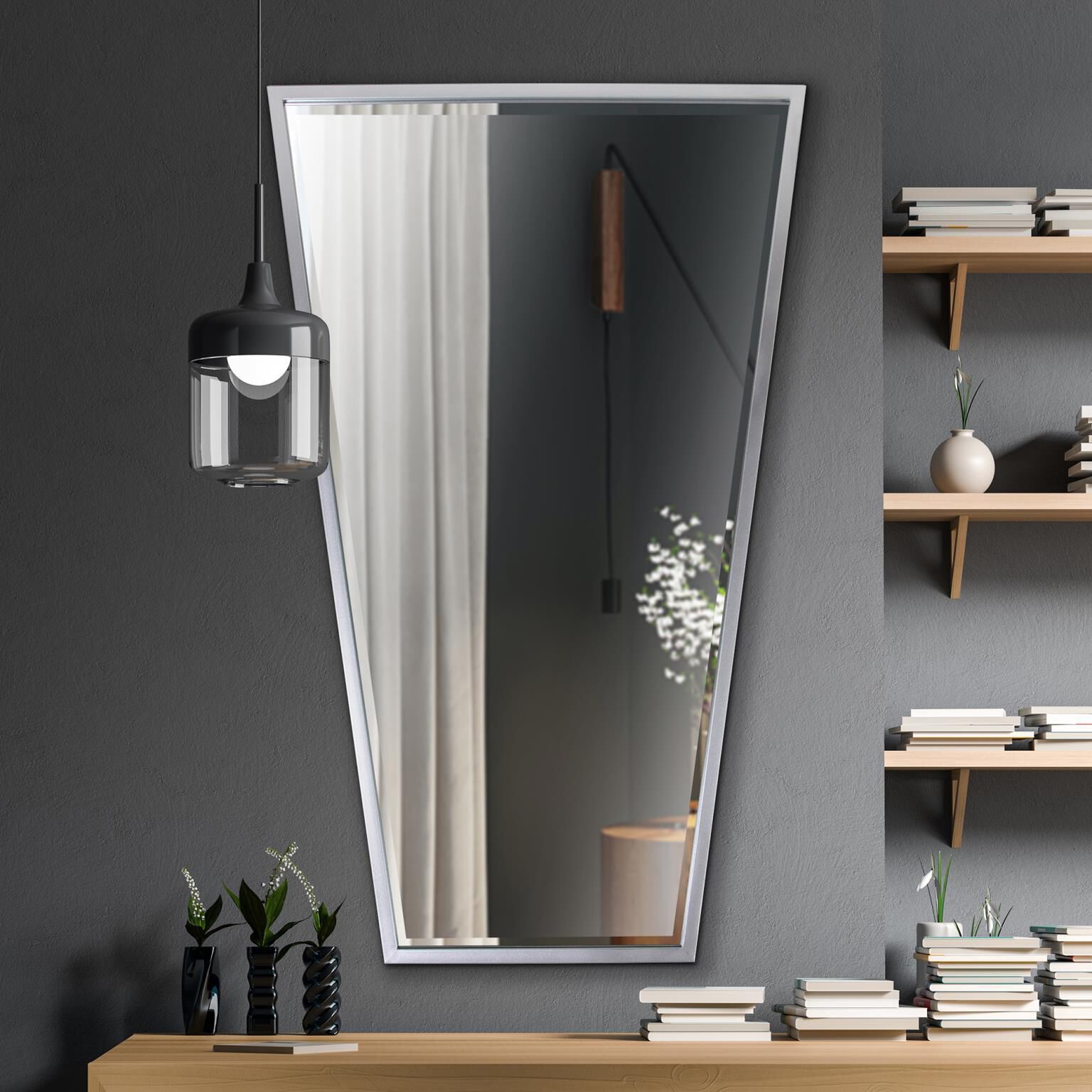 The Ezra Decorative Mirror by Howard Elliott Collection