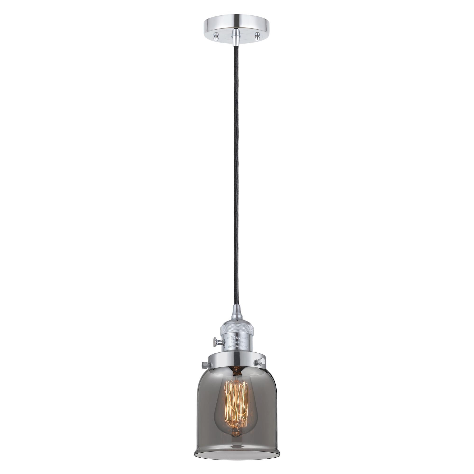 Shown in Polished Chrome finish and Plated Smoke glass