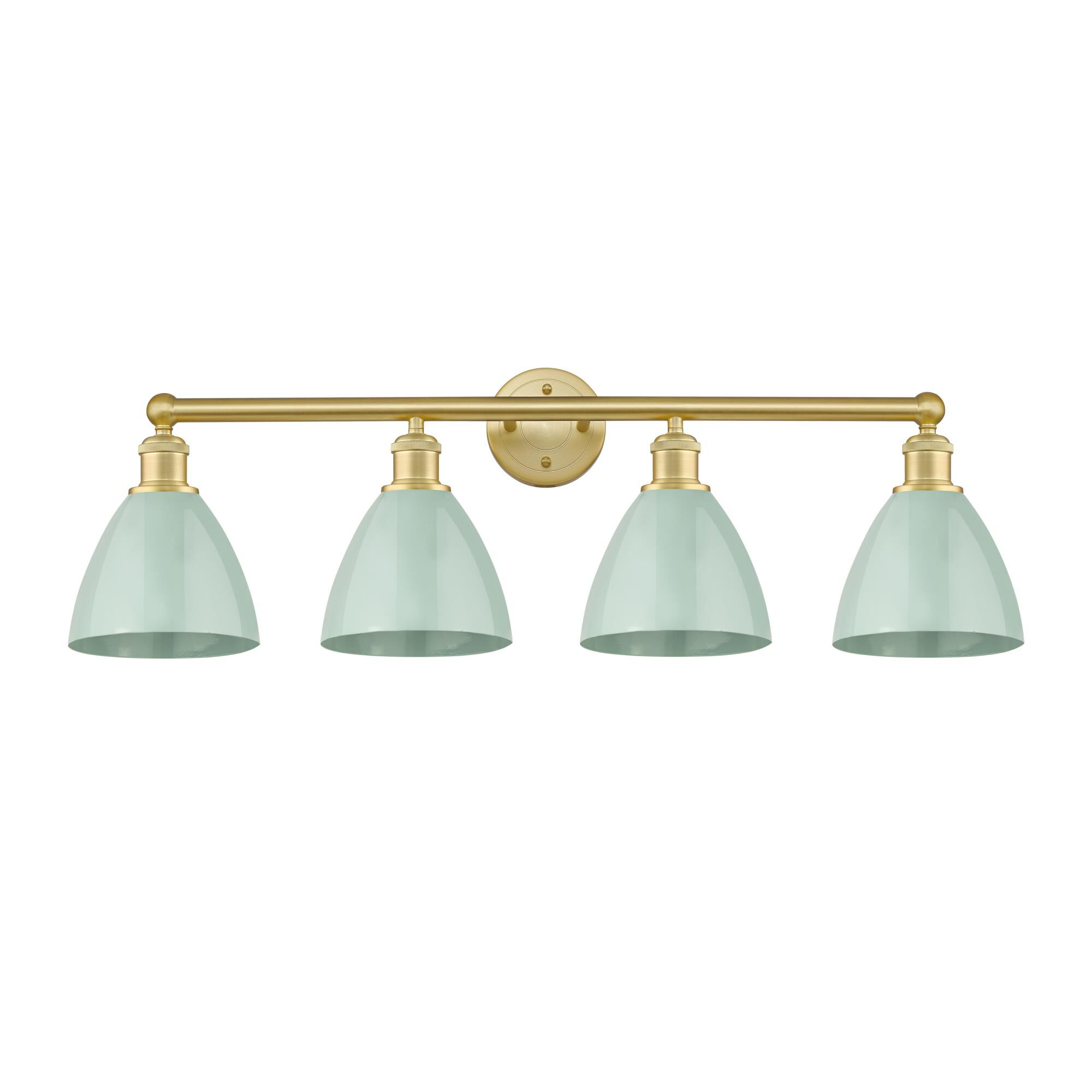 Bruno Marashlian Plymouth Dome 34 Inch 4 Light Bath Vanity Light by Innovations Lighting