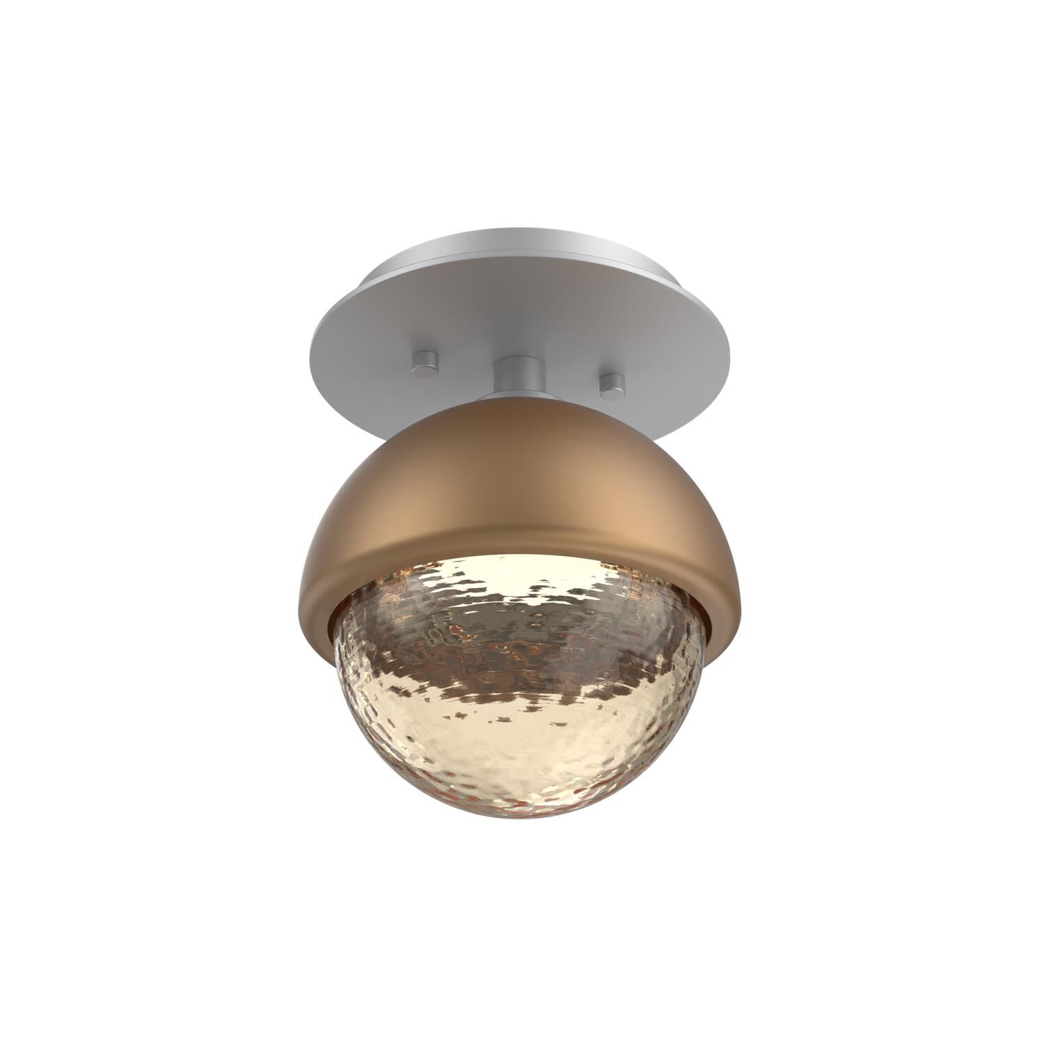 Shown in Classic Silver finish and Amber glass and Novel Brass accent