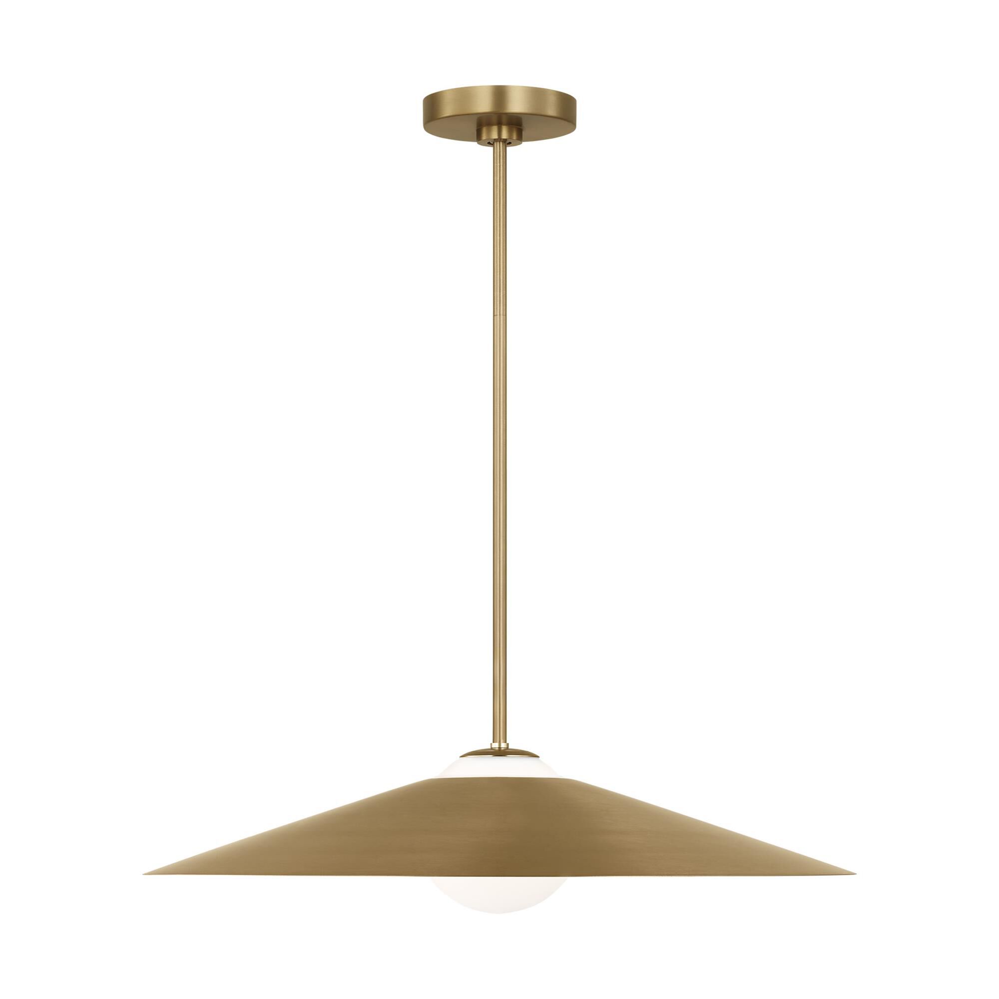 Shown in Satin Brass finish and Satin Brass glass