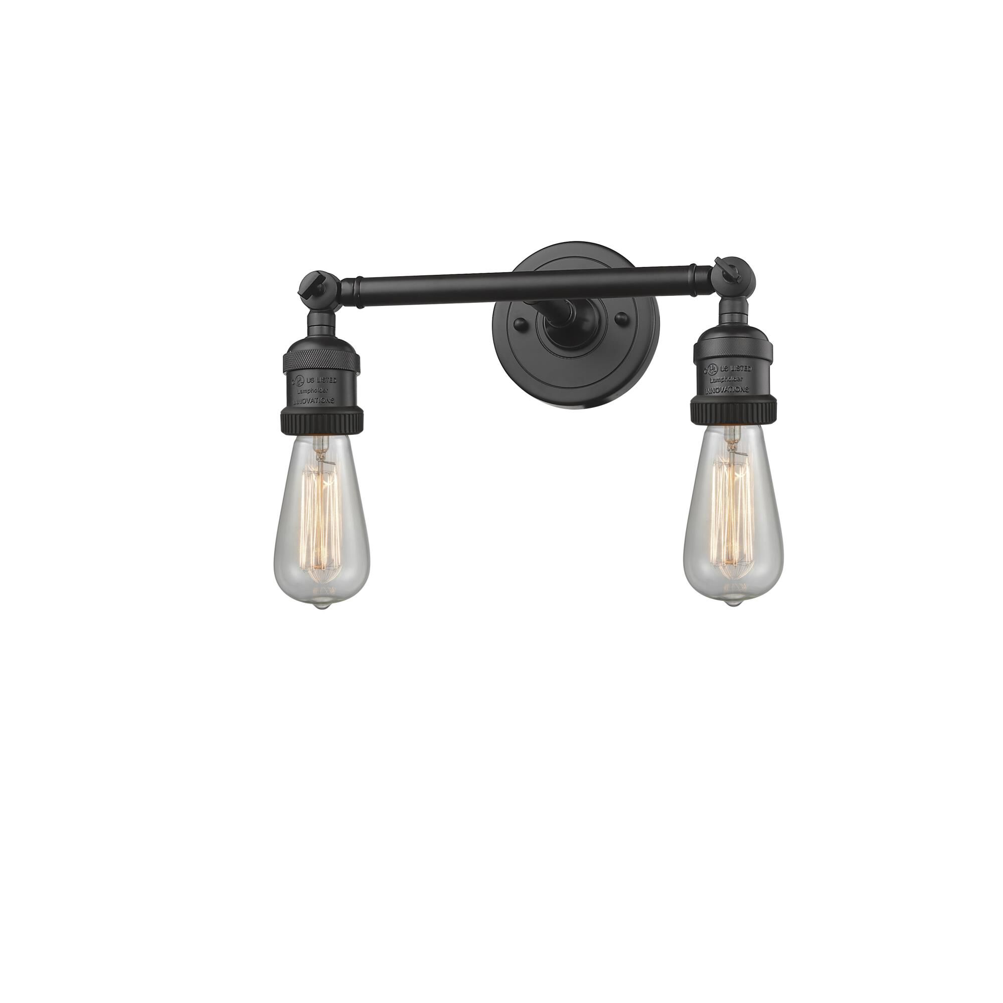 Bruno Marashlian Bare Bulb 11 Inch 2 Light Bath Vanity Light by Innovations Lighting