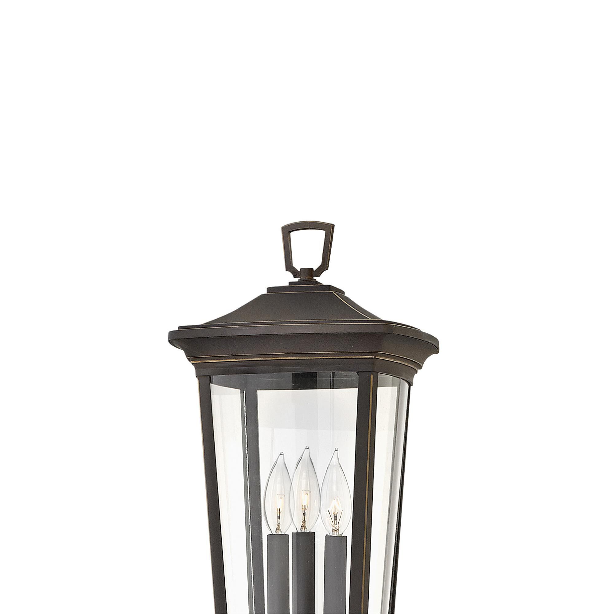 Bromley 22 Inch Tall 3 Light LED Outdoor Post Lamp by Hinkley Lighting