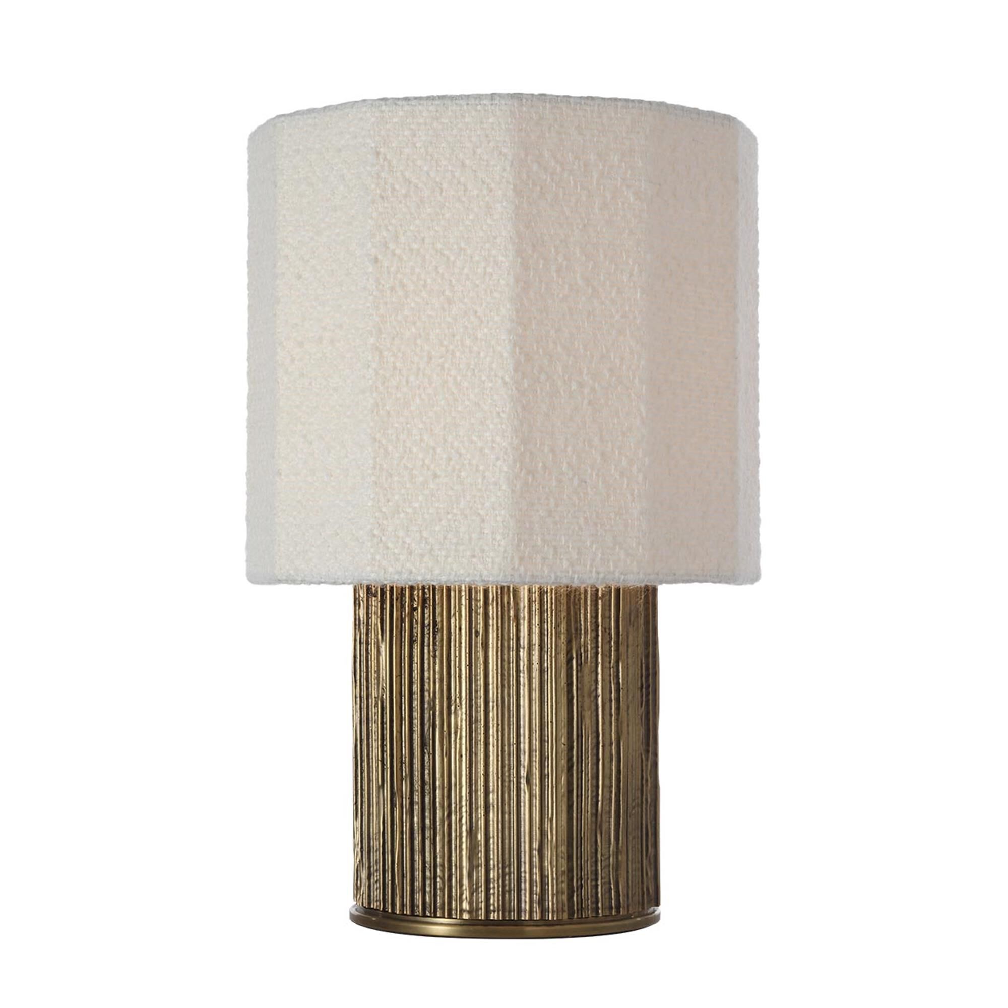 Shown in Ridged Tombac finish and Decorative Boucle shade