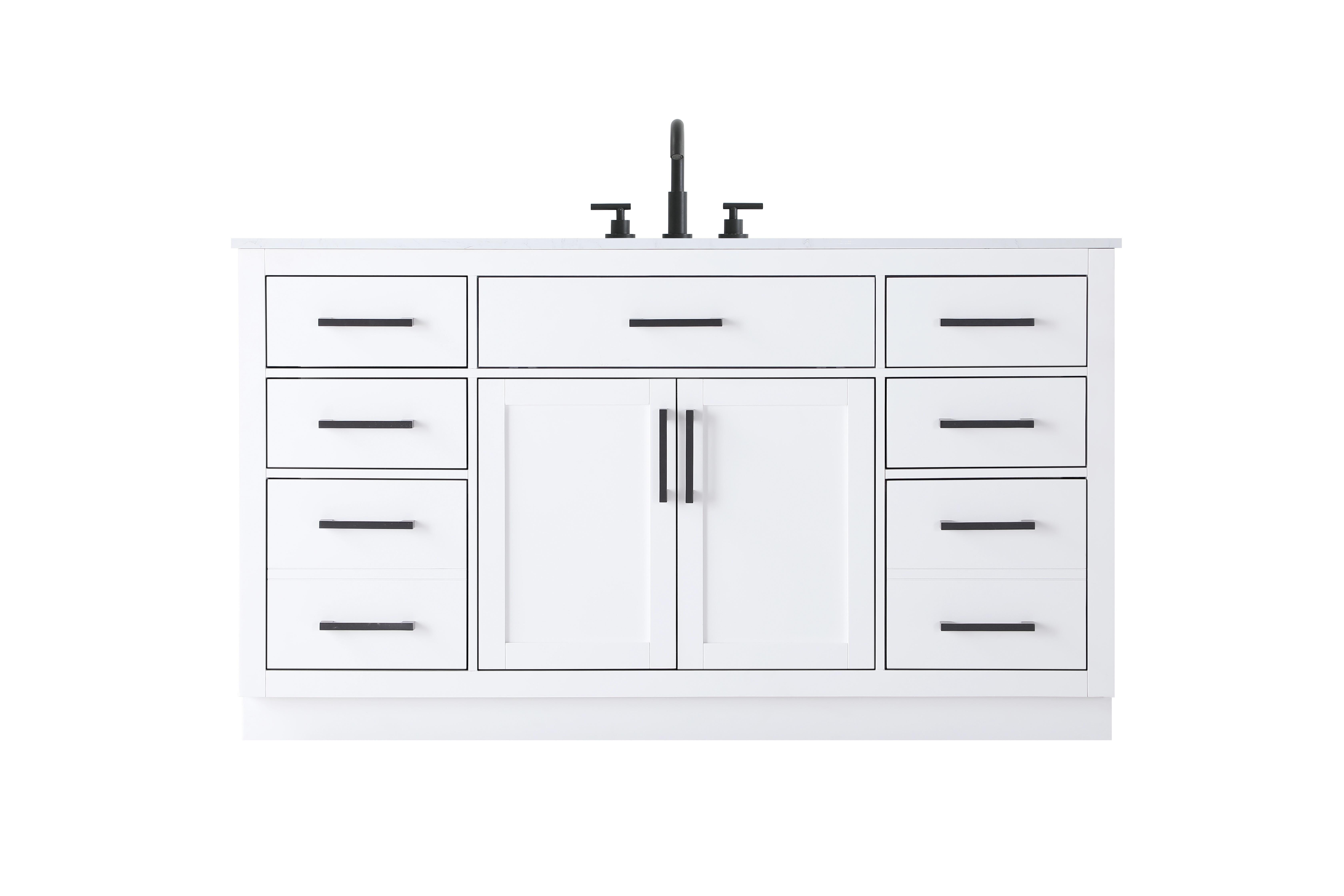 Shown in White finish