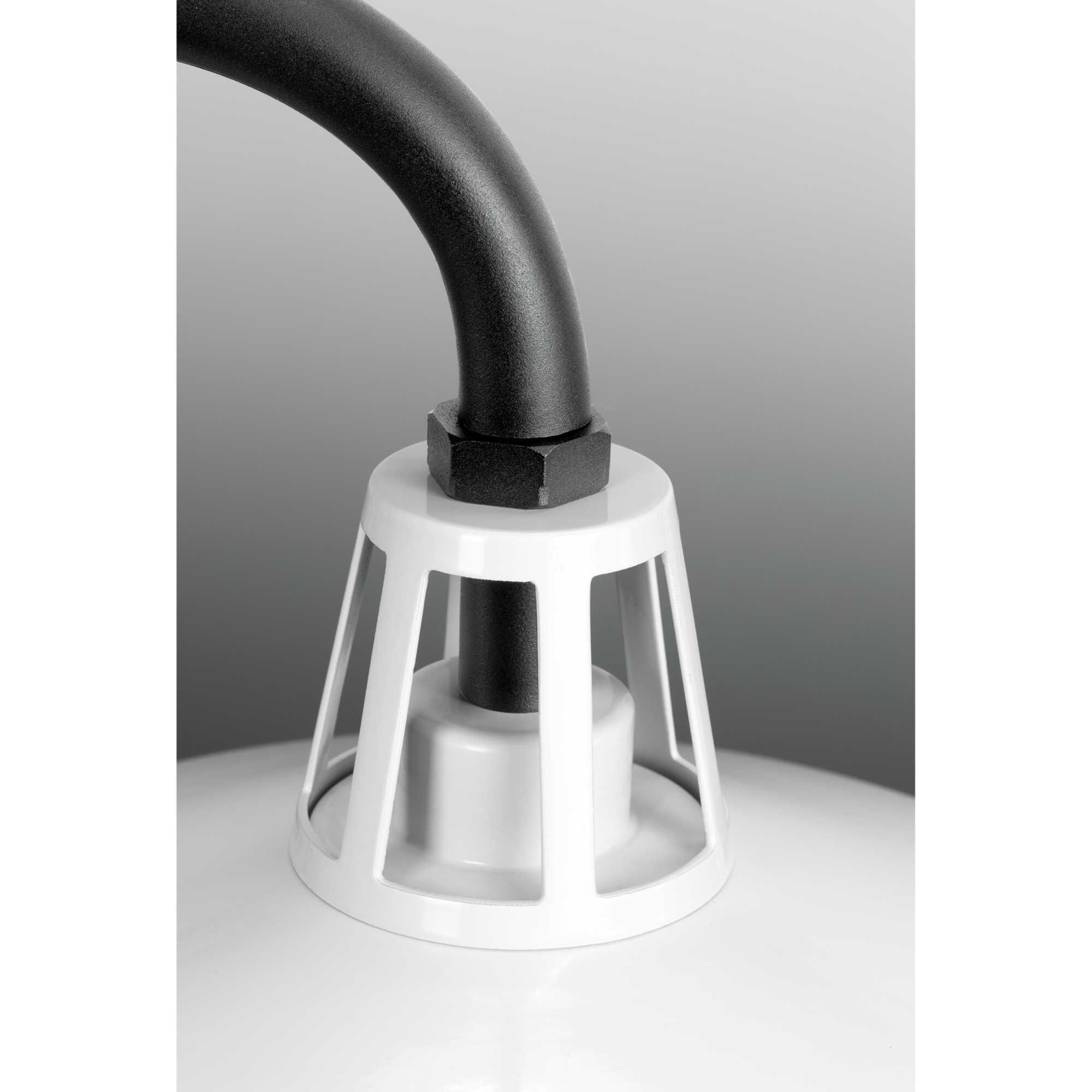 Shown in White finish