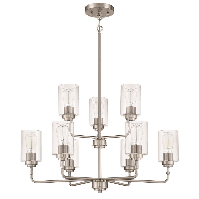Stowe 30 Inch 9 Light Chandelier by Craftmade