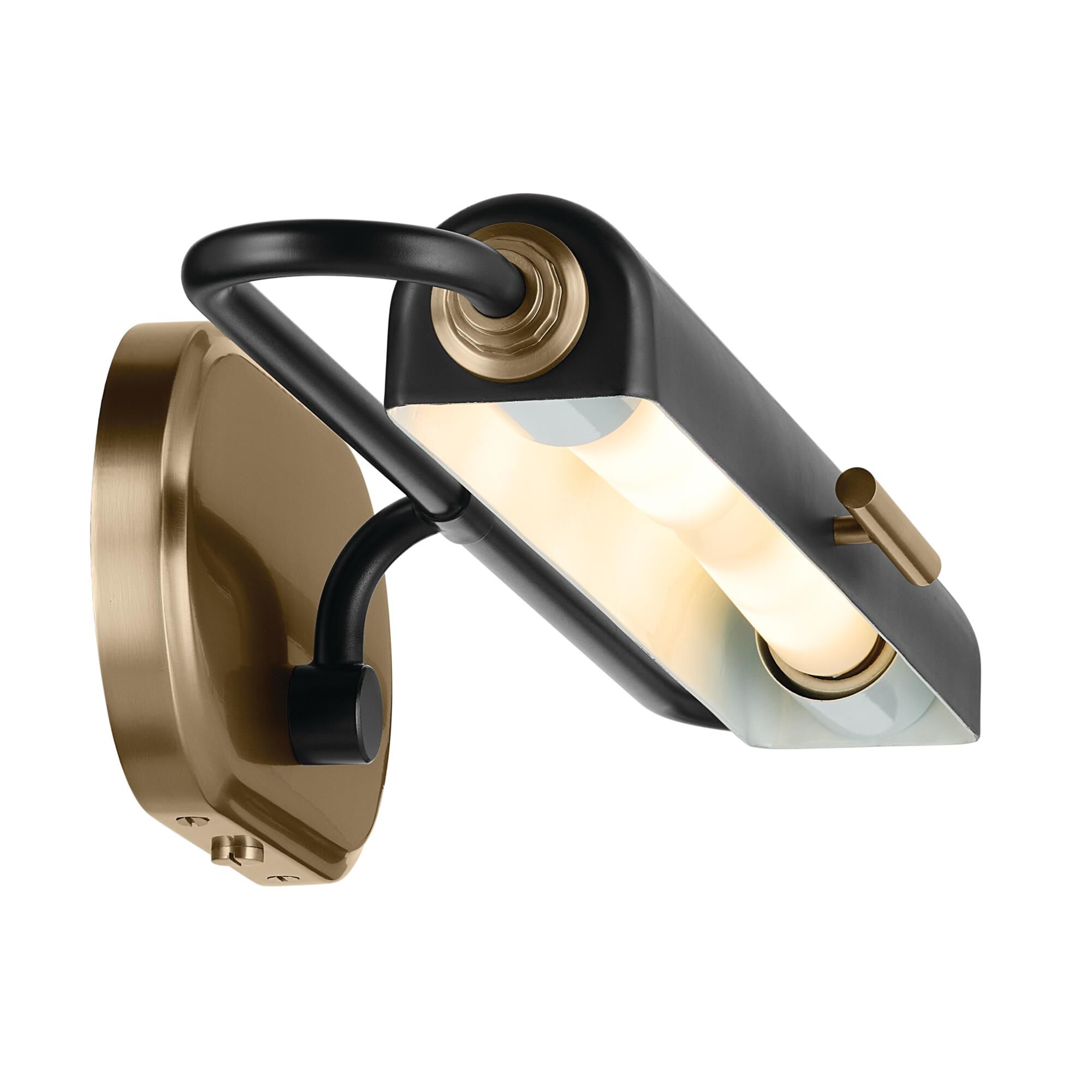 Shown in Black finish and Metal shade