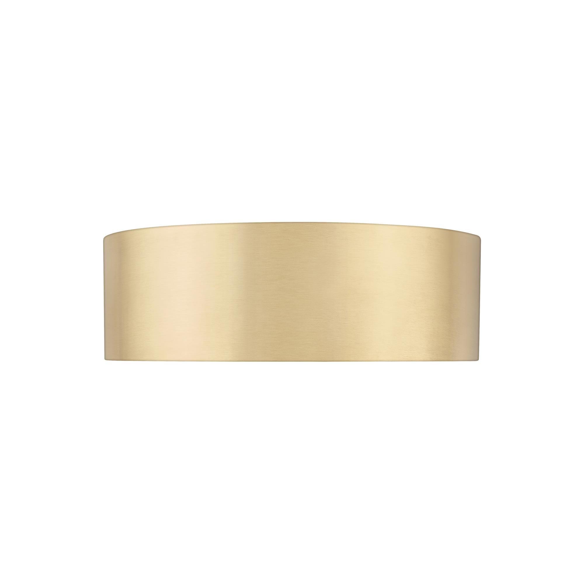 Shown in Modern Gold finish and Frosted glass and Frosted shade