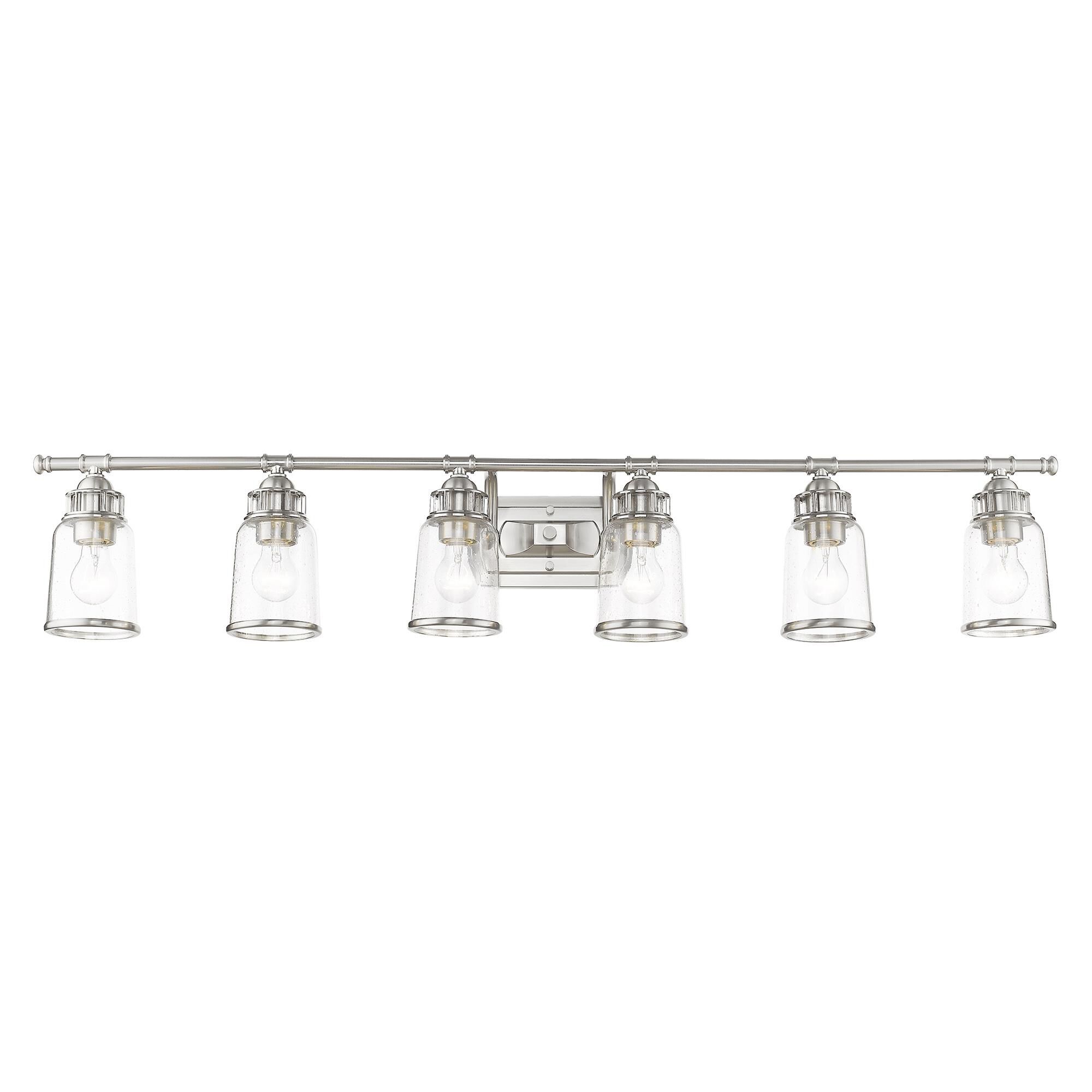 Lawrenceville 47 Inch 6 Light Bath Vanity Light by Livex Lighting