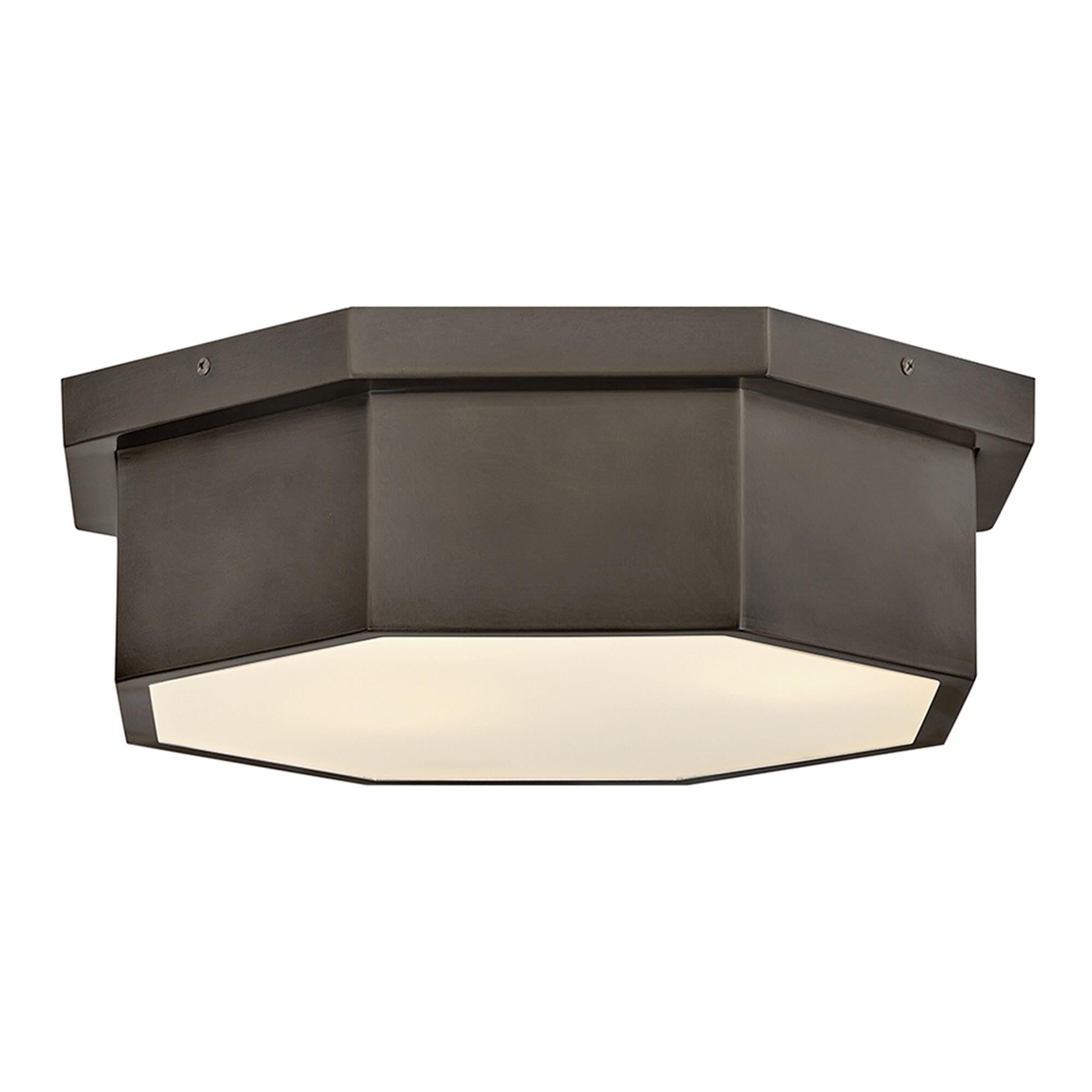 Facet 18 Inch 3 Light Flush Mount,