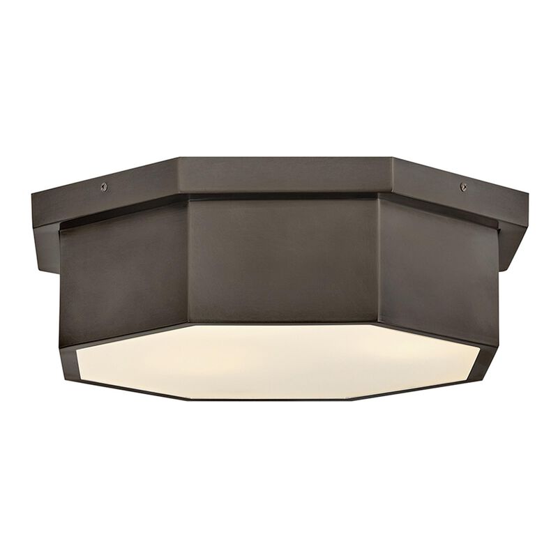 Facet 18 Inch 3 Light Flush Mount by Hinkley