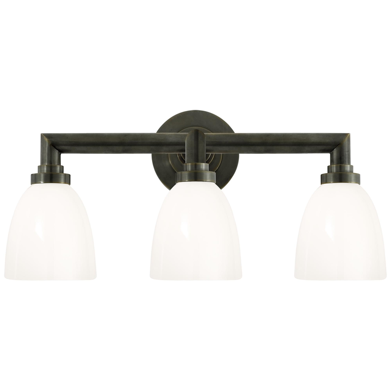 Chapman & Myers Wilton 21 Inch 3 Light Bath Vanity Light by Visual Comfort Signature Collection