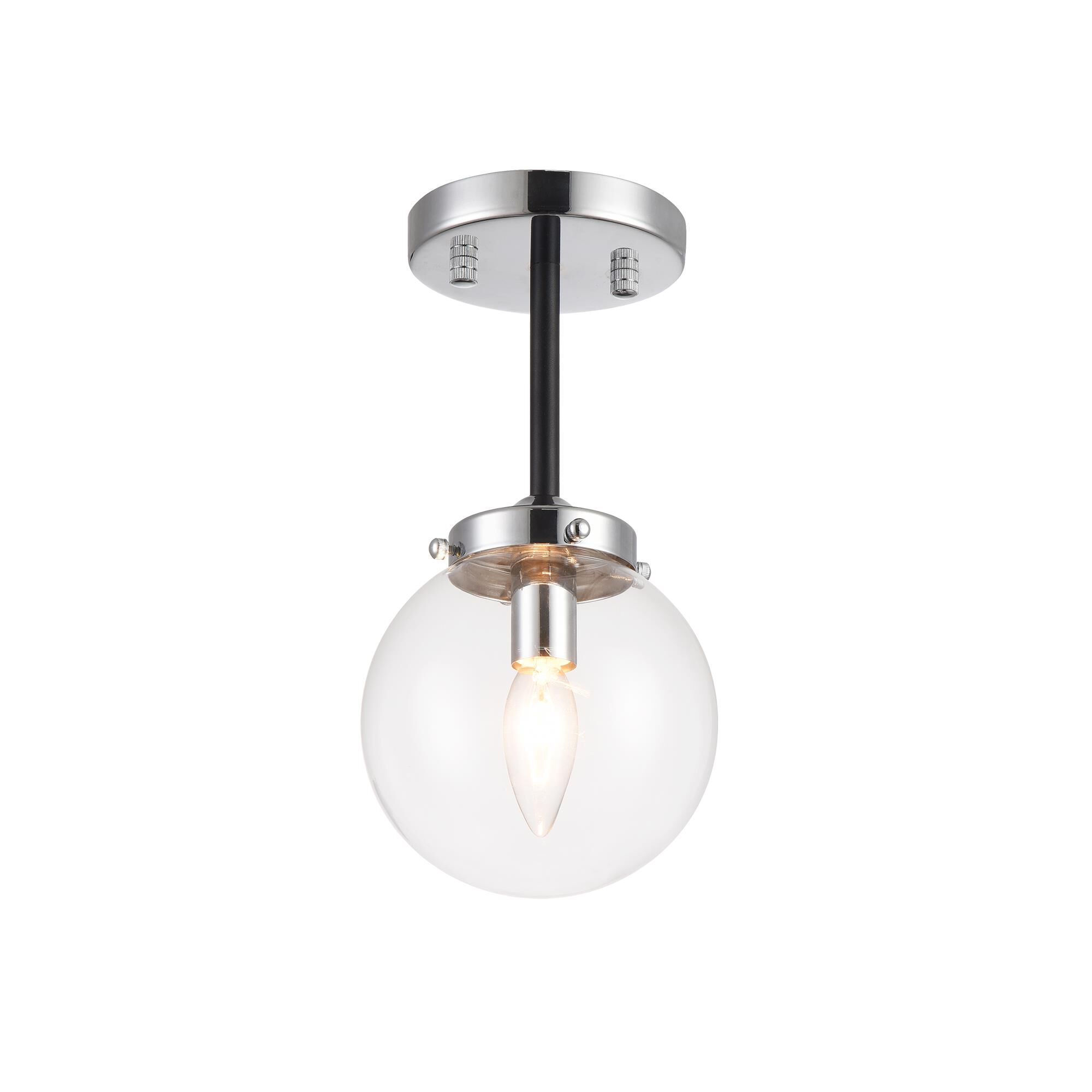Maru 1 Light Semi Flush Mount by Matteo Lighting