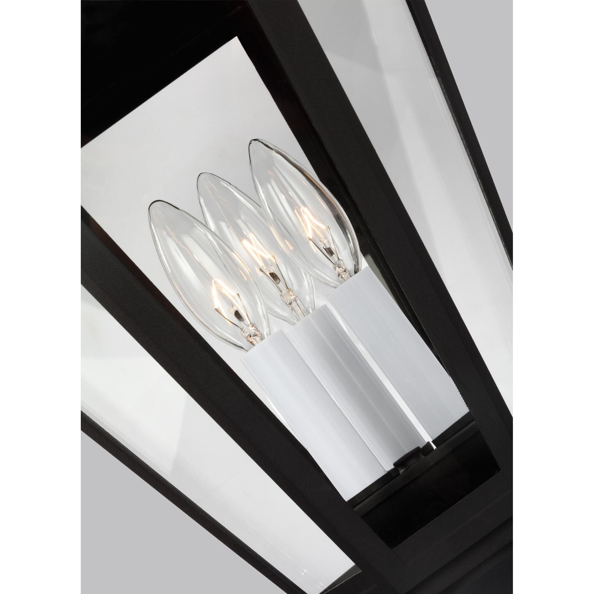 Brentwood 25 Inch Tall 3 Light Outdoor Post Lamp by Generation Lighting