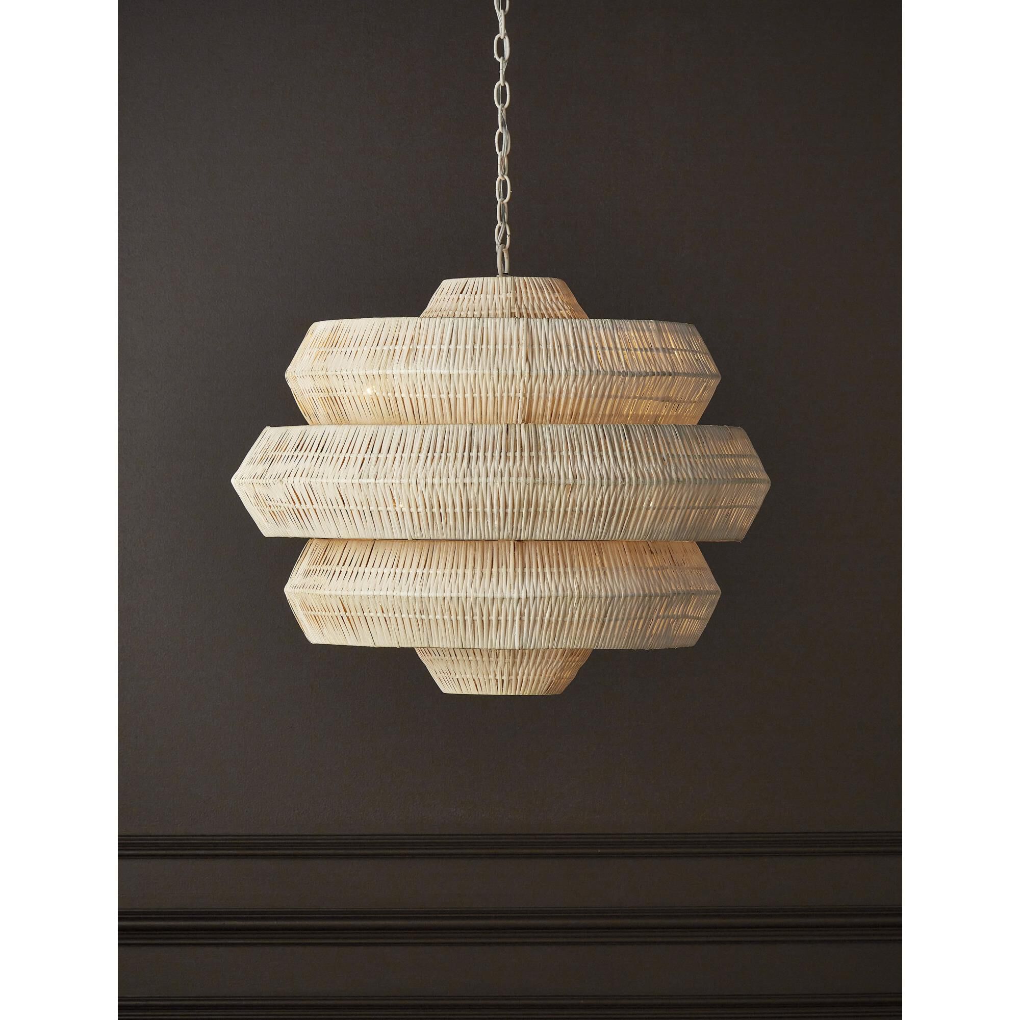 Antibes 30 Inch Chandelier by Currey and Company