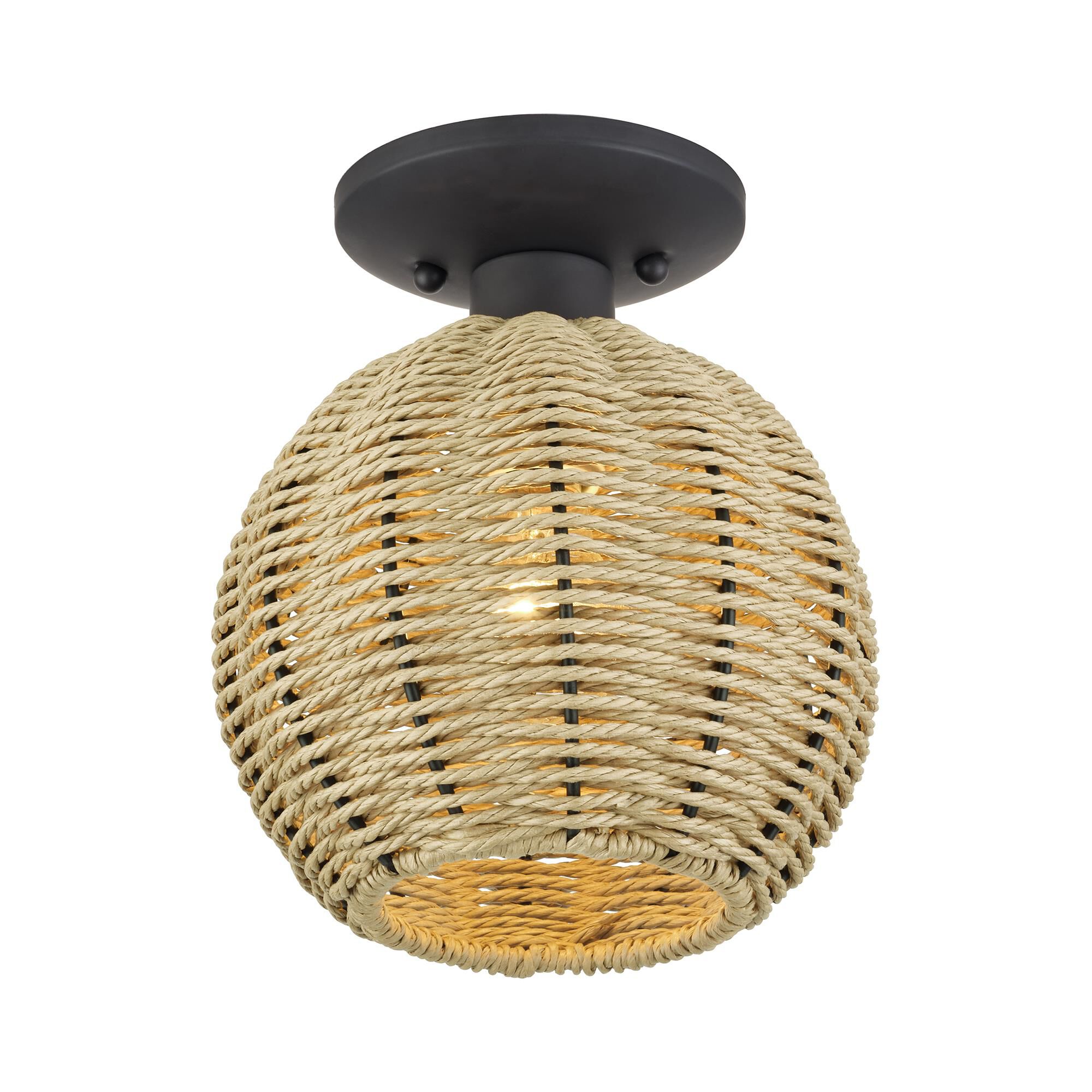 Summervine 8 Inch Semi Flush Mount by Livex Lighting