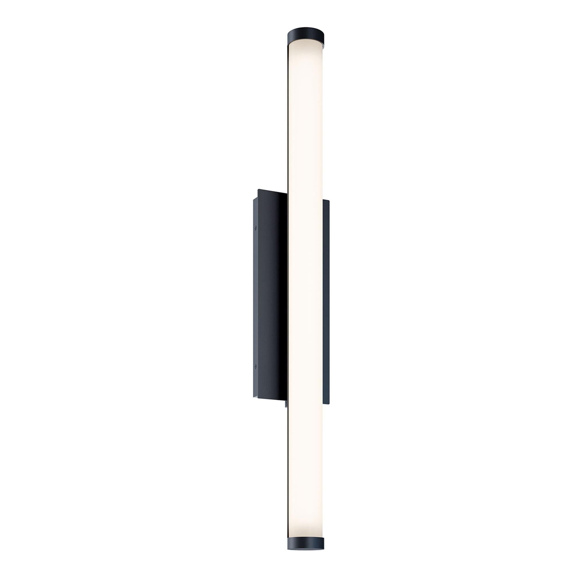 Shown in Black finish and Frosted White Acrylic glass