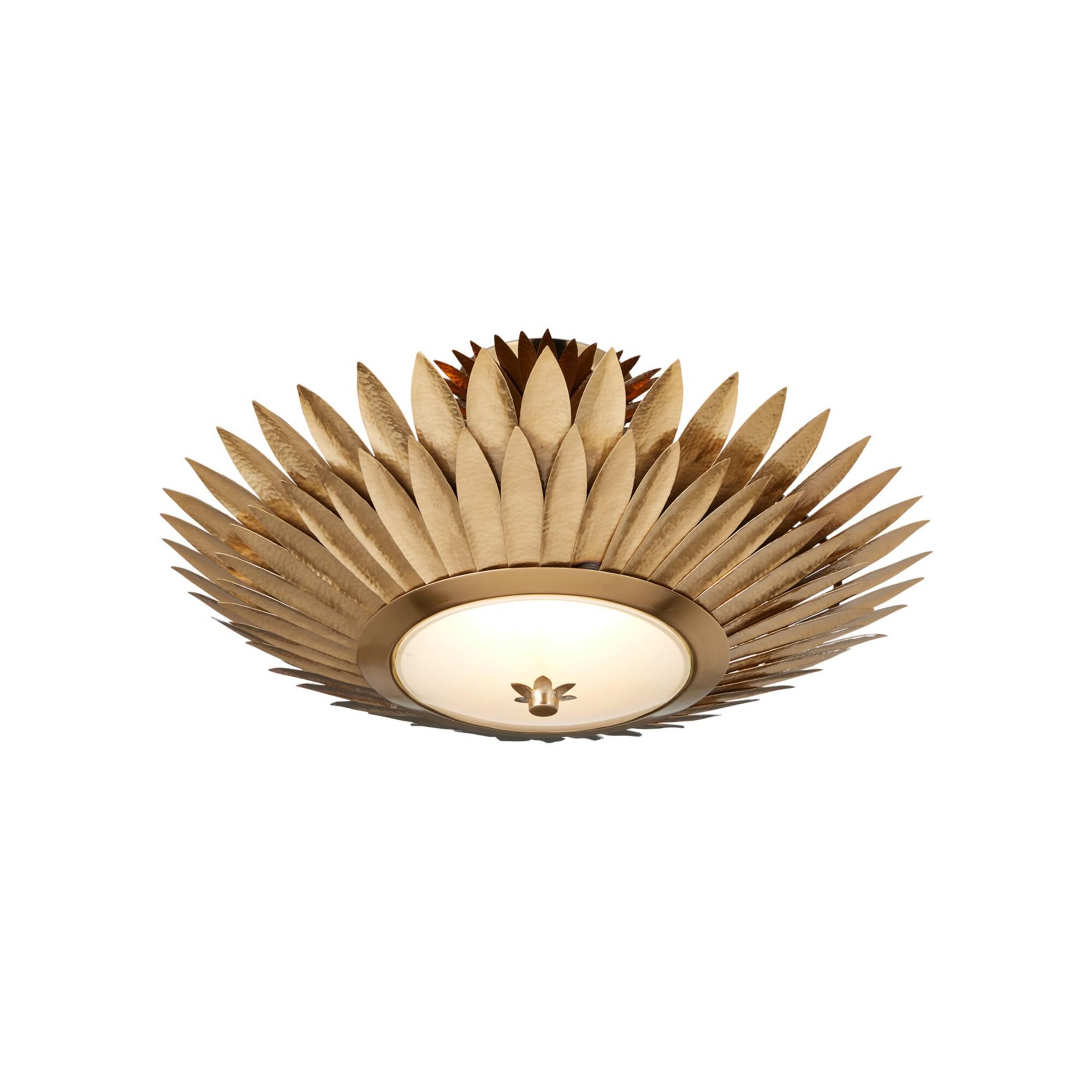Plumage 30 Inch Semi Flush Mount,