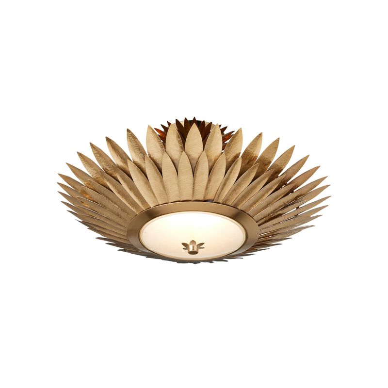 Plumage 30 Inch Semi Flush Mount by Currey & Company