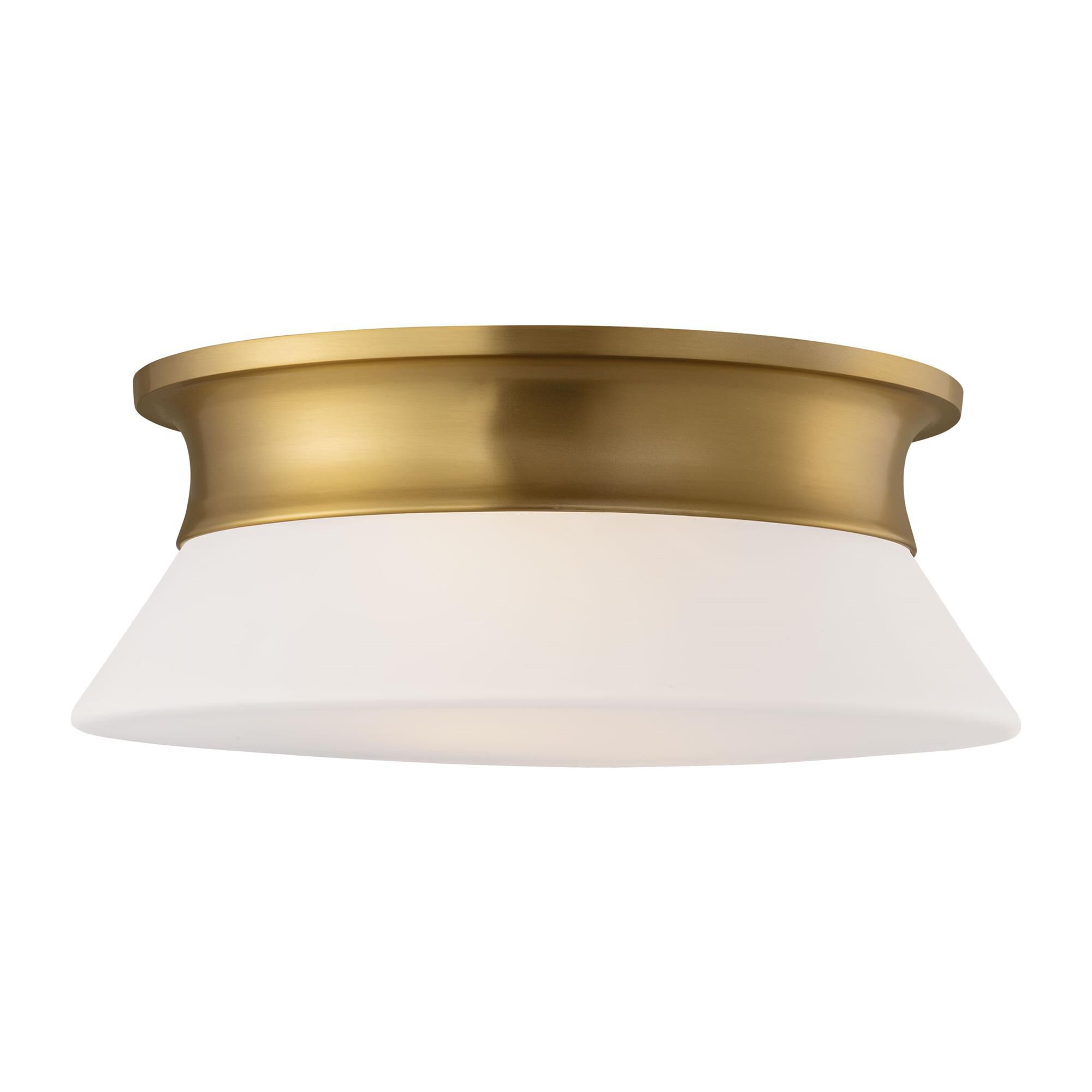 Shown in Burnished Brass finish and Etched glass
