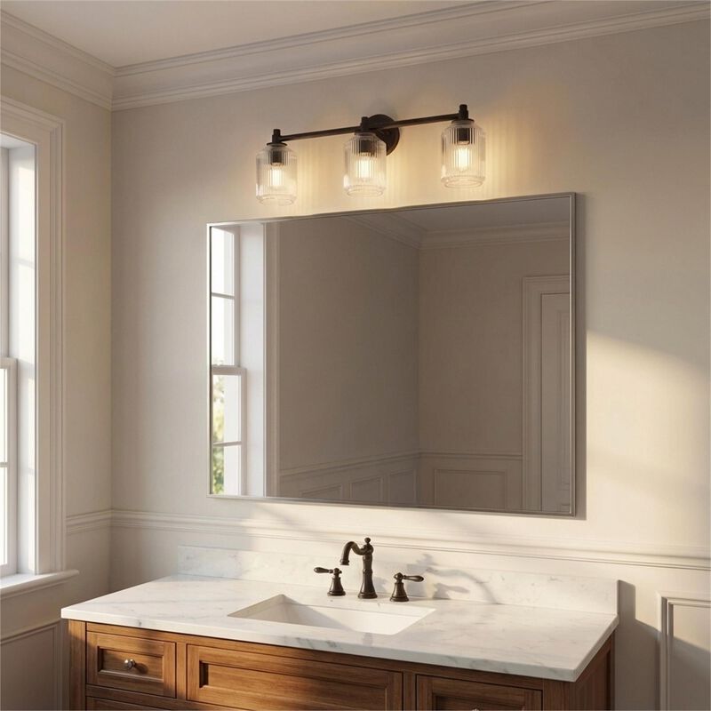 Chapman & Myers Barstow 26 Inch 3 Light Bath Vanity Light by Visual Comfort Studio