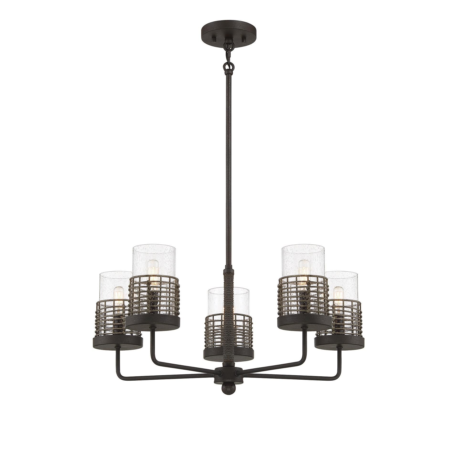 Shown in Gunsmoke With Gray Rattan finish and Clear Seeded glass