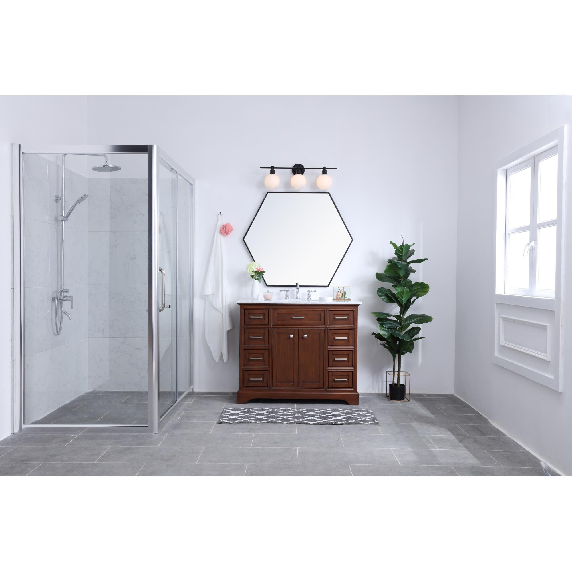 Collier 28 Inch Bath Vanity Light by Elegant Lighting