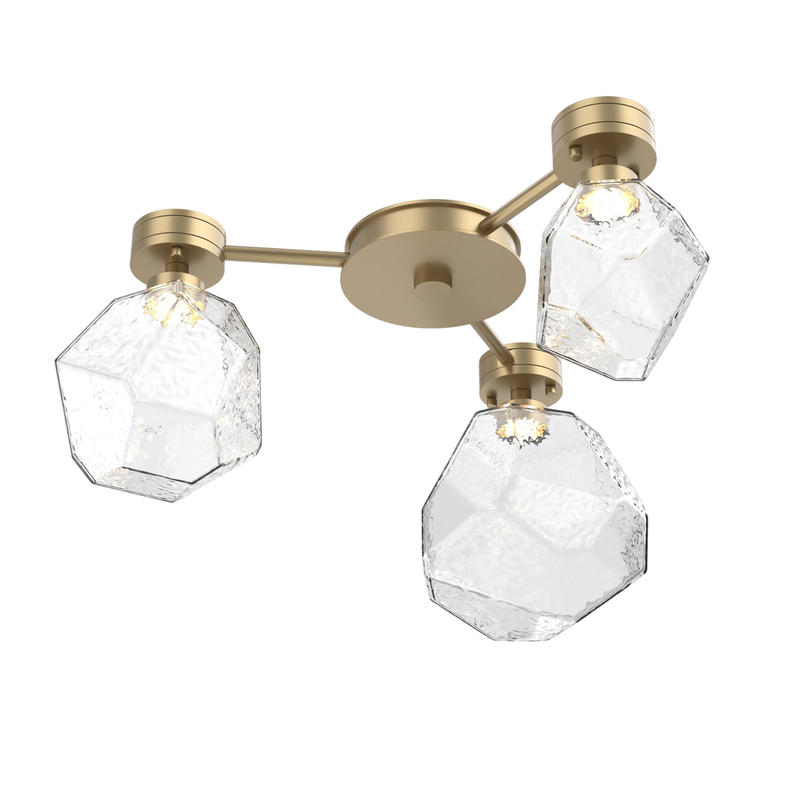 Levi Wilson Gem 24 Inch Semi Flush Mount by Hammerton Studio