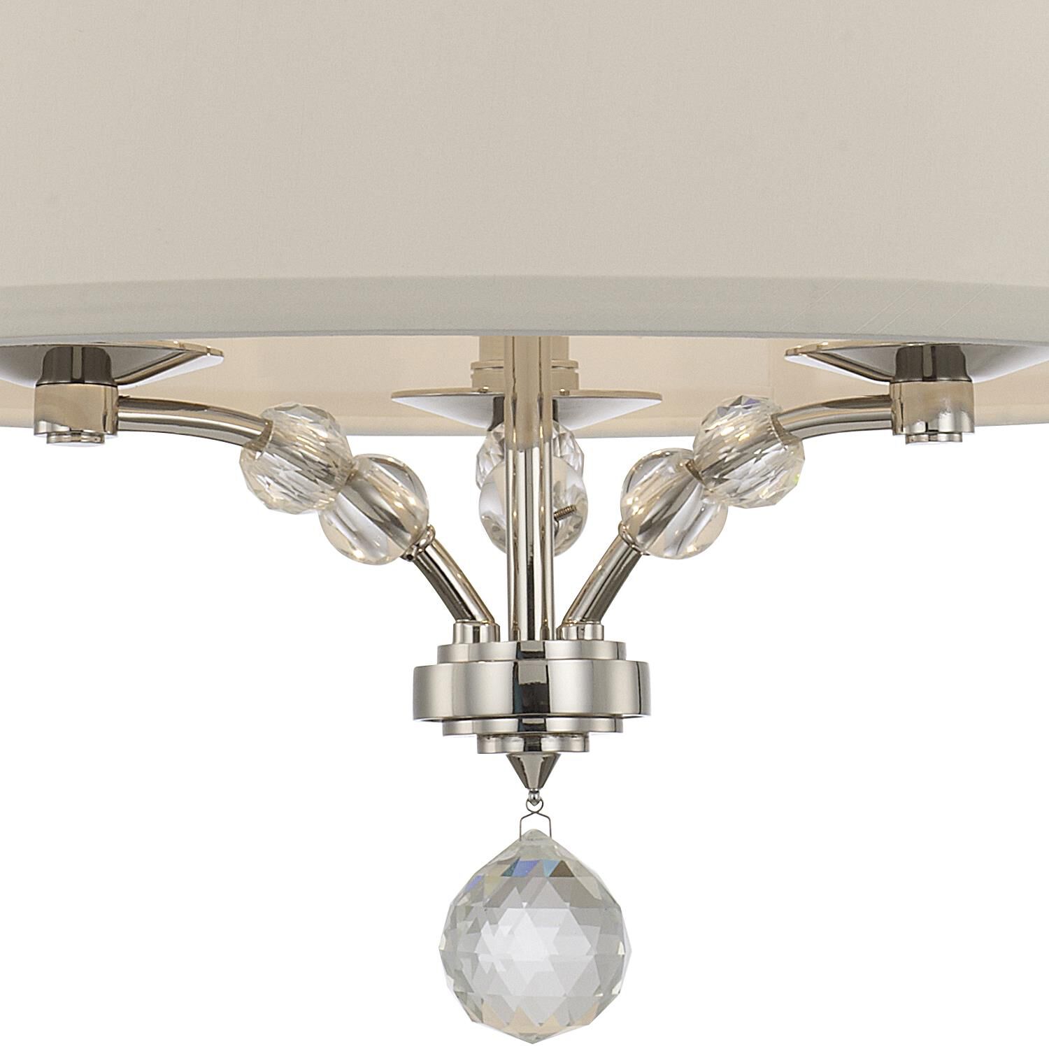 Mirage 18 Inch 3 Light Mini Chandelier by Crystorama