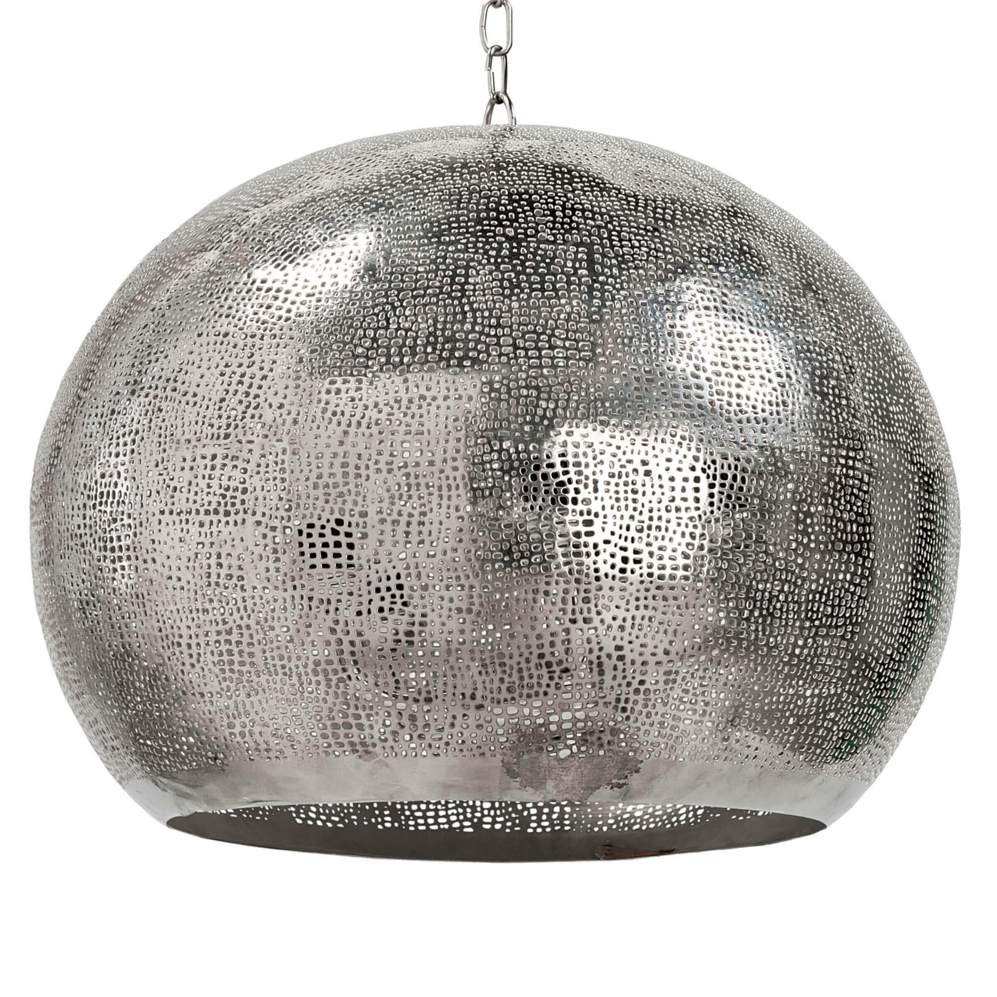 Pierced Metal 18 Inch Large Pendant by Regina Andrew