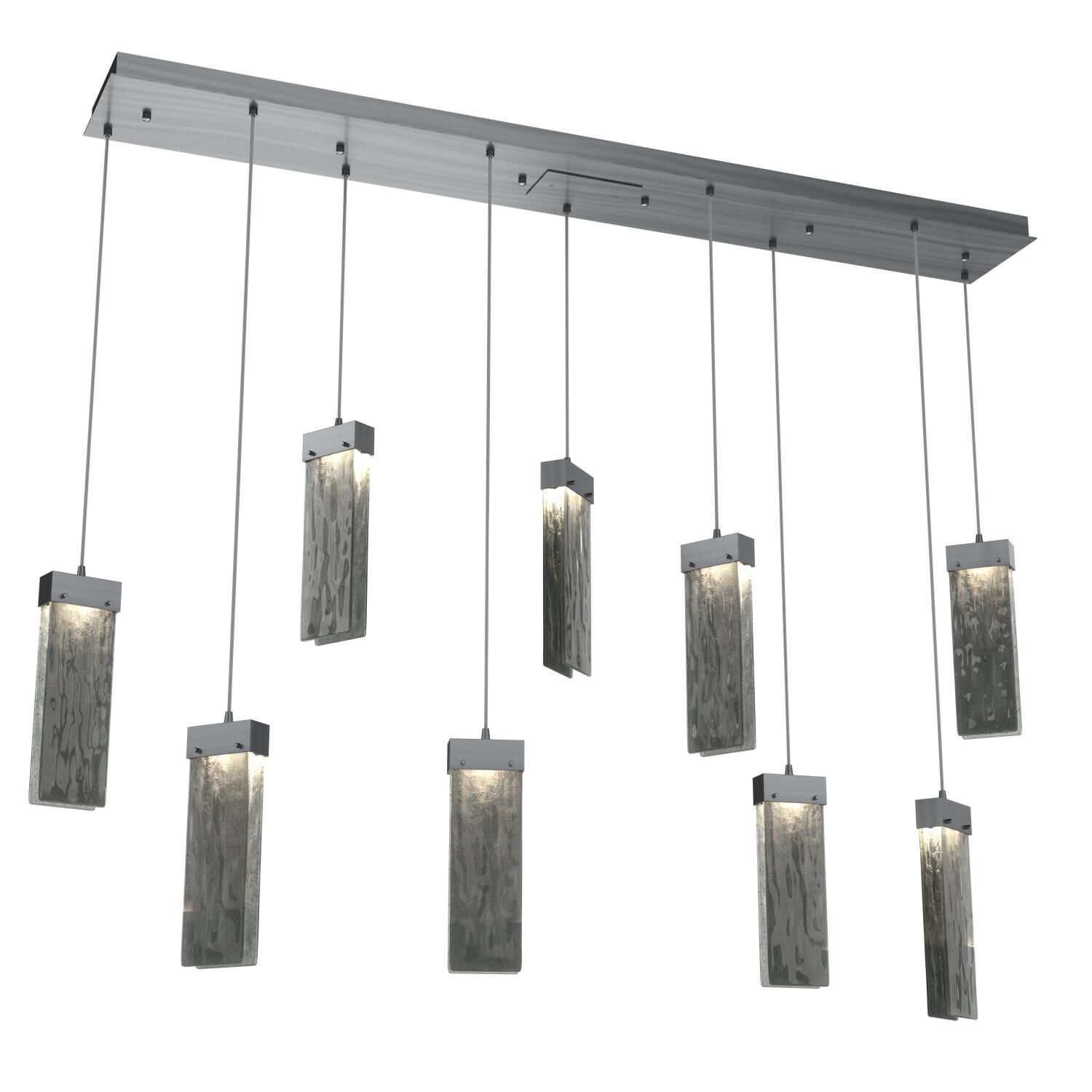 Parallel 64 Inch 9 Light LED Linear Suspension Light by Hammerton Studio