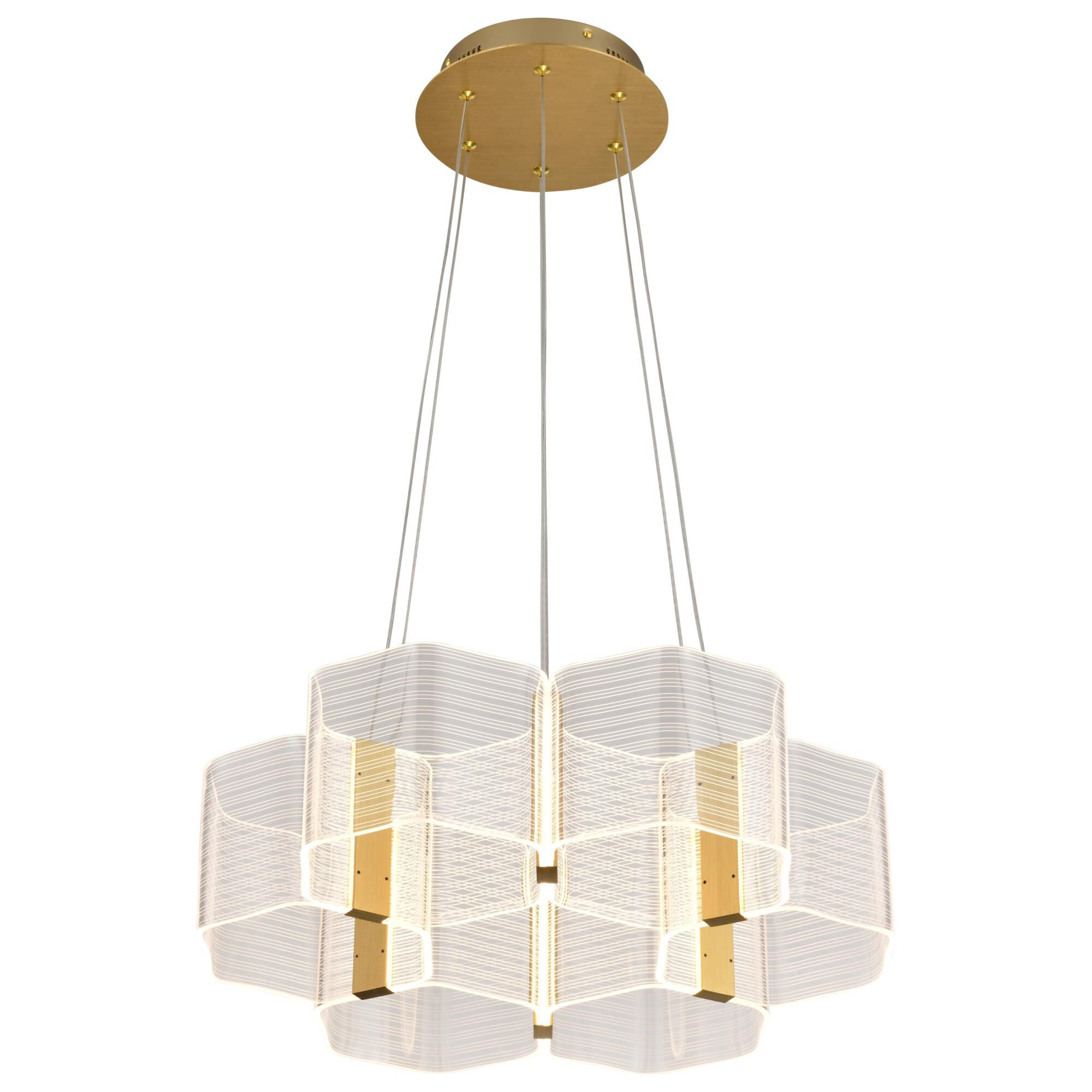 Kenzo 21 Inch Mini Chandelier by Nuvo Lighting