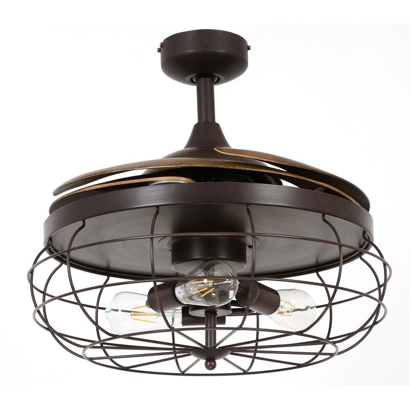Industri 48 Inch Ceiling Fan with Light Kit by Beacon Lighting