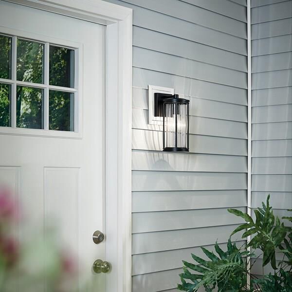 Kichler Lighting Barras 11 Inch Tall Outdoor Wall Light