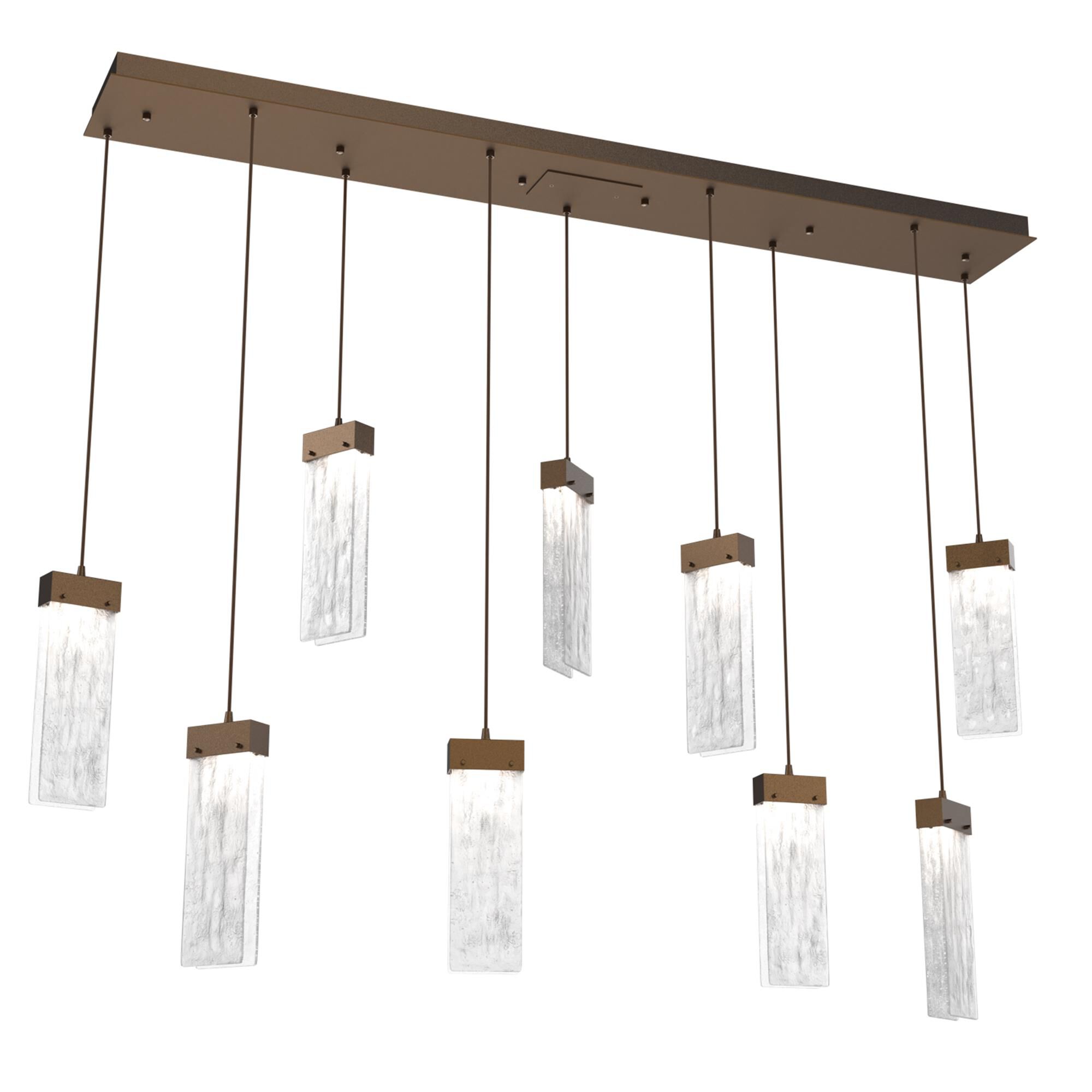 Shown in Flat Bronze finish and Clear Granite glass