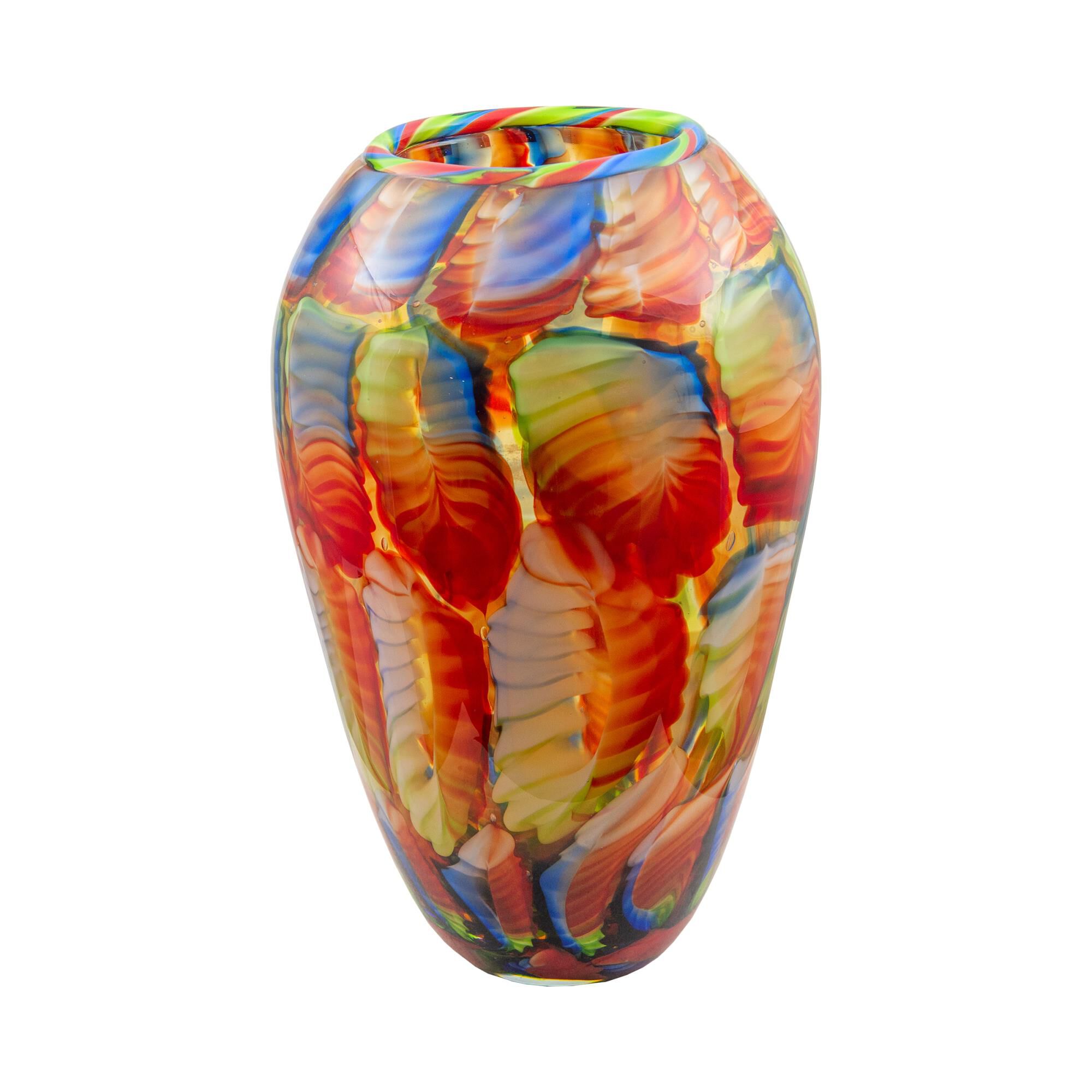 Adoro Hand Blown Art Glass Vase Vase-Urn by Dale Tiffany