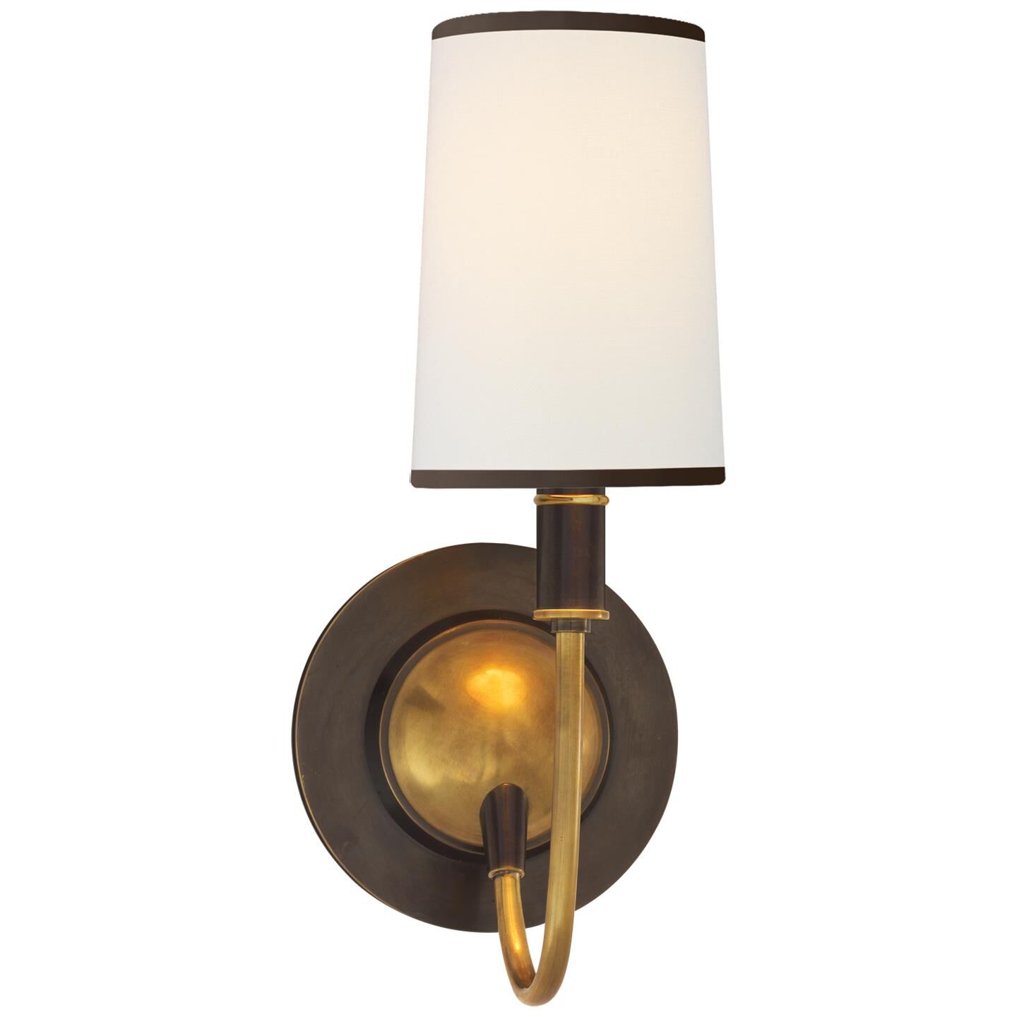 Visual Comfort Signature Collection Thomas O'Brien Elkins 12 Inch Wall Sconce