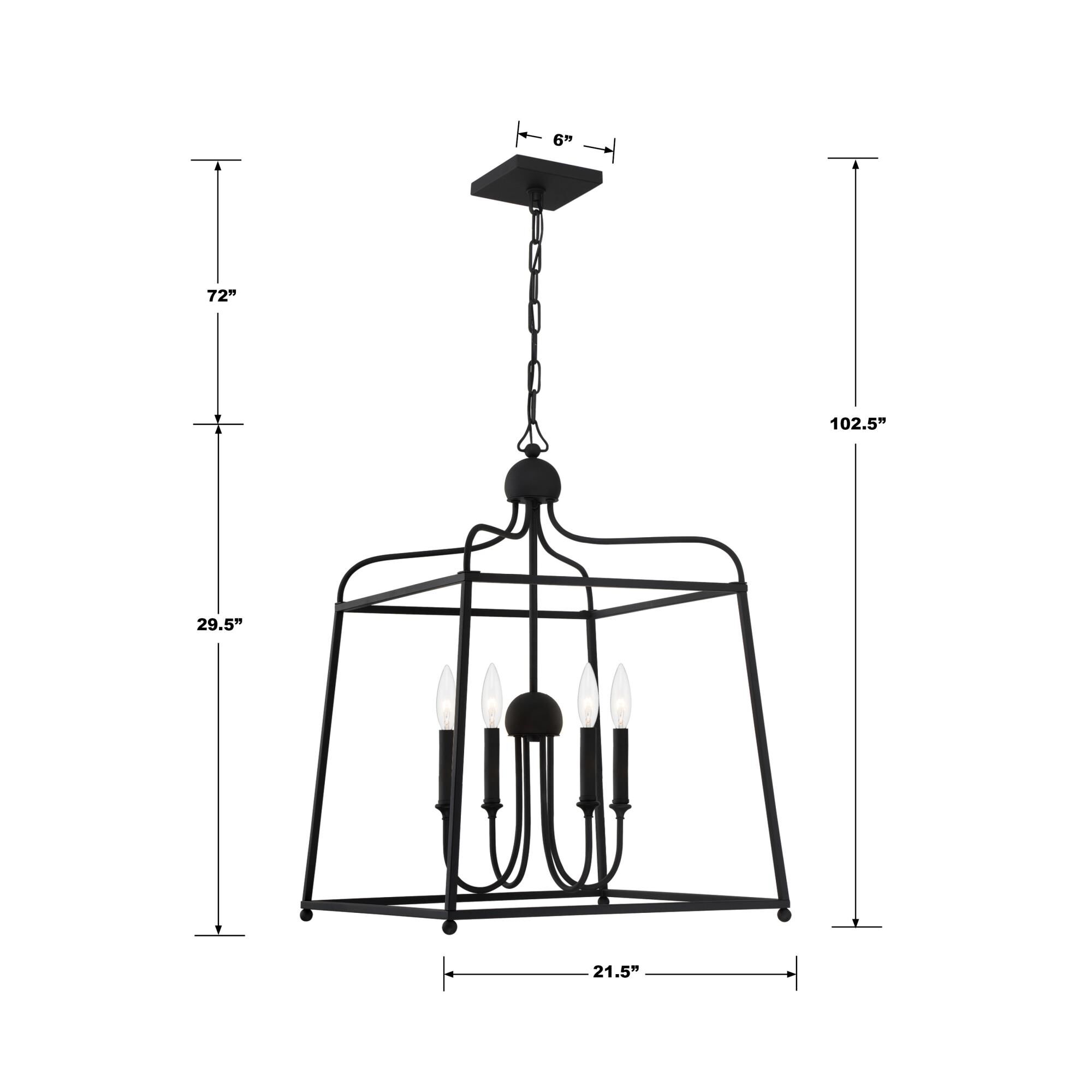 Sylvan 21 Inch 4 Light Mini Chandelier by Crystorama