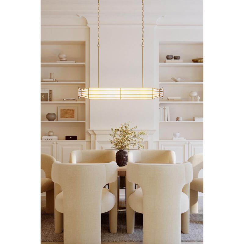 Jaxen 48 Inch Linear Suspension Light by Metropolitan Lighting