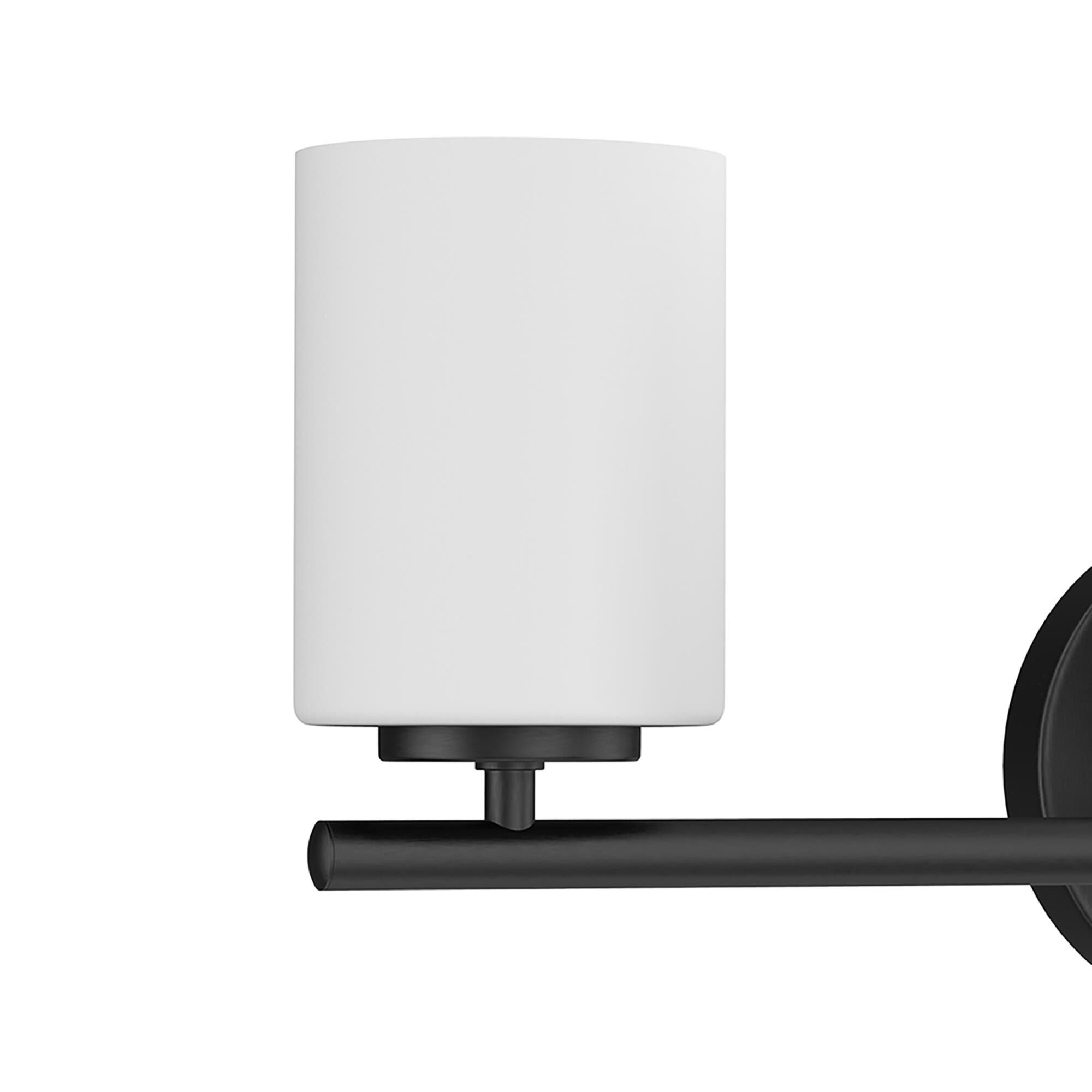 Shown in Black finish and Etched glass