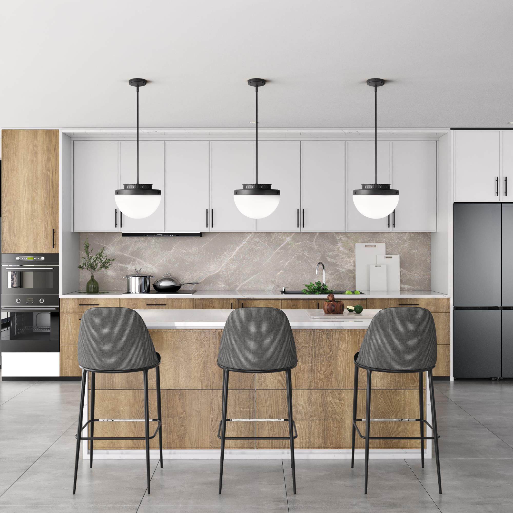 Shown in Black finish