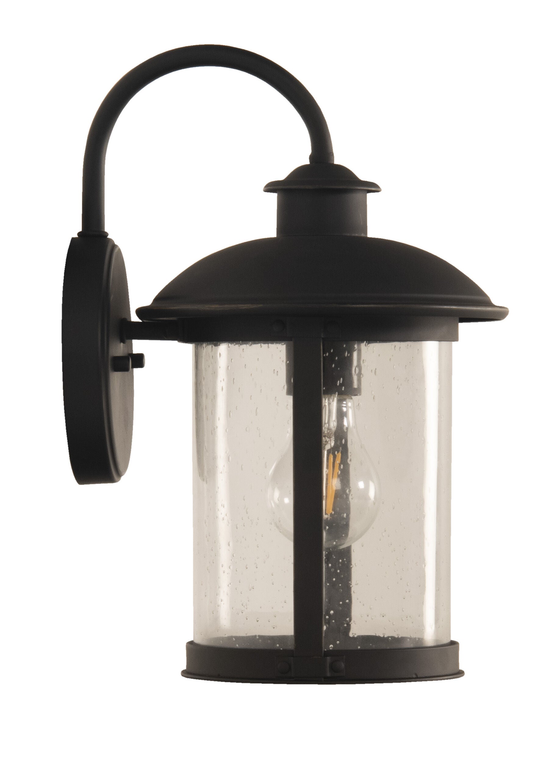 Shown in Dark Bronze Gilded finish and Cylinder glass