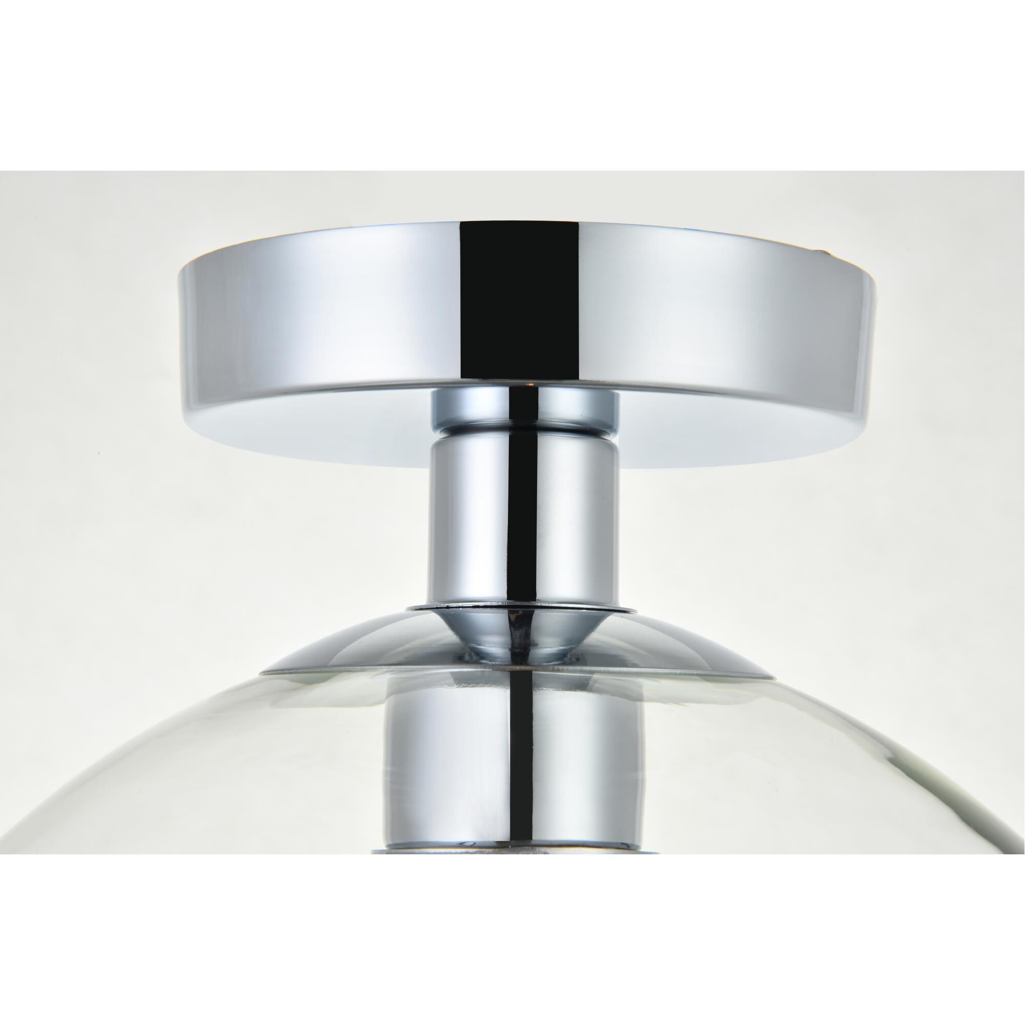 Baxter 10 Inch Semi Flush Mount by Elegant Lighting