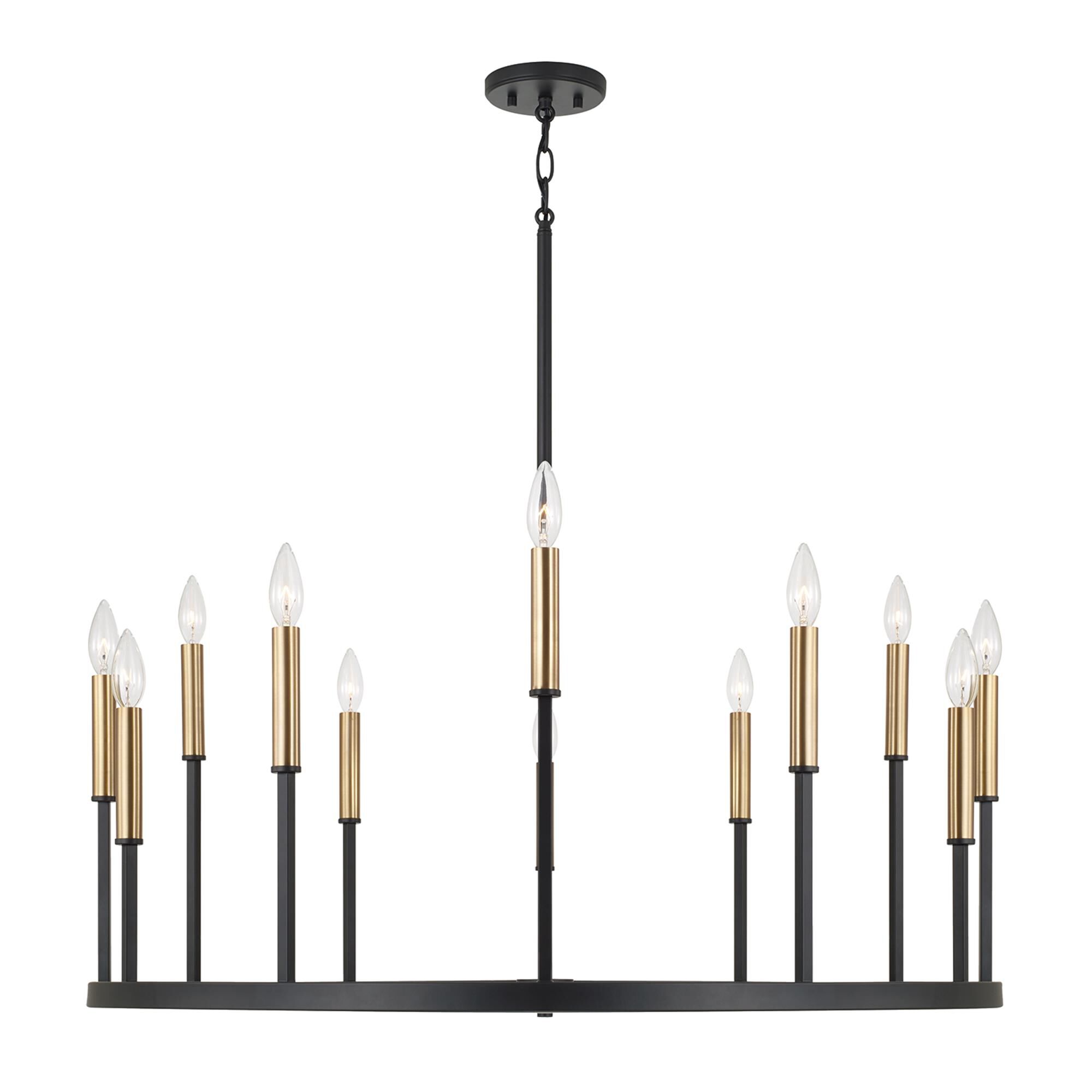 Shown in Espresso and Brass finish