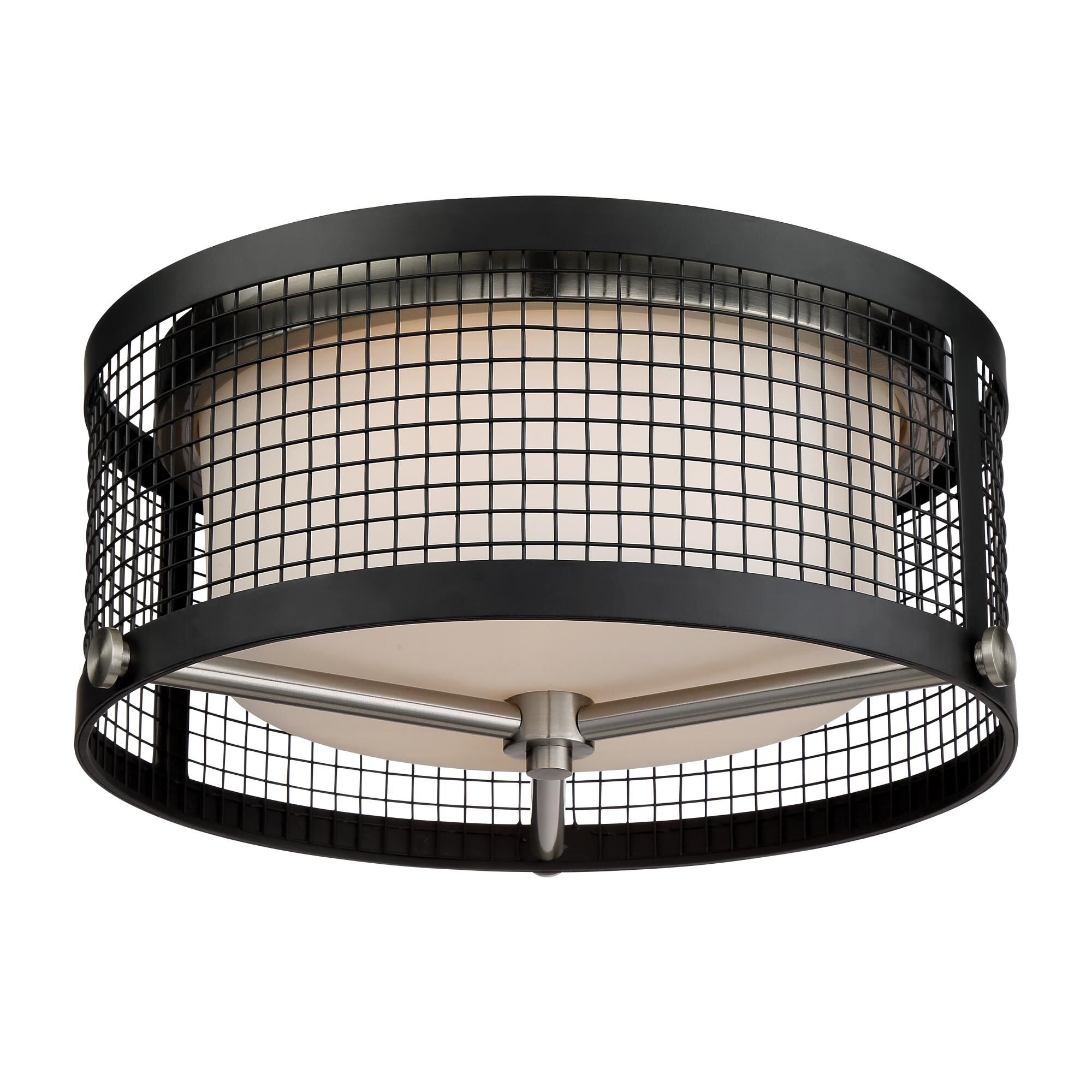 Pratt 16 Inch 3 Light Flush Mount by Nuvo Lighting